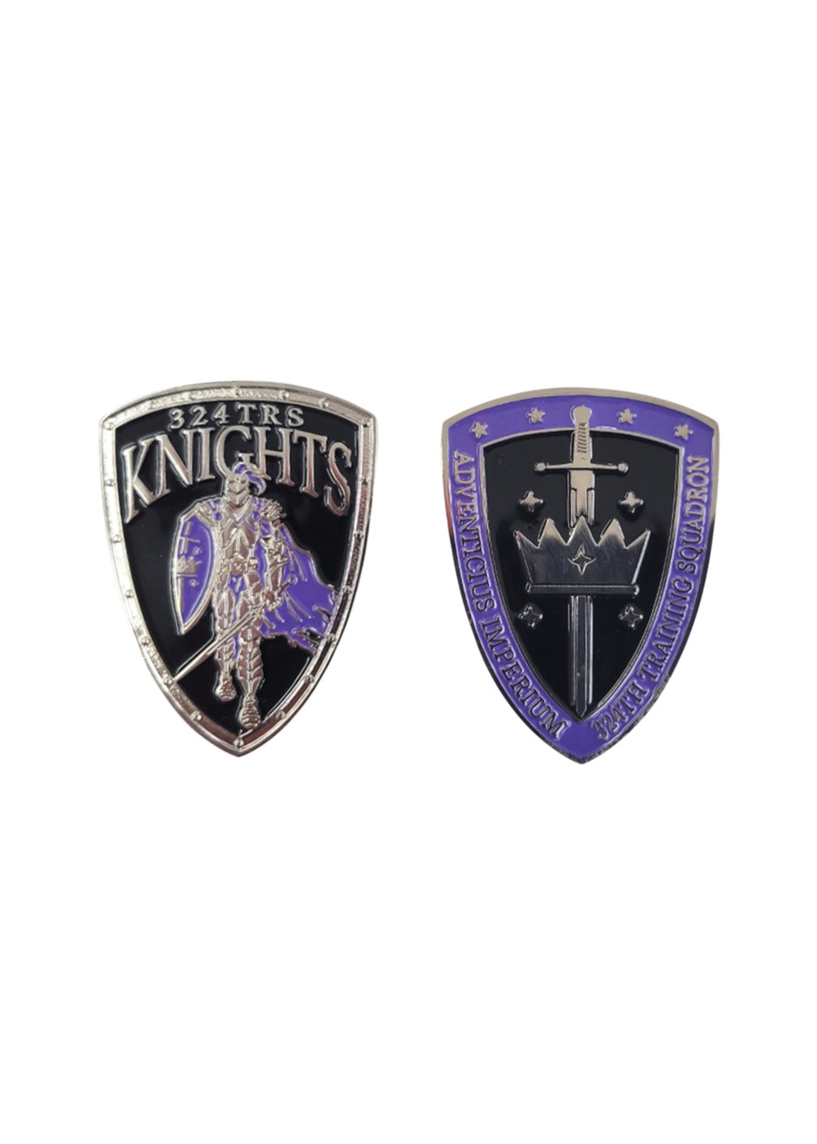 324th Knights Squadron Challenge Coin