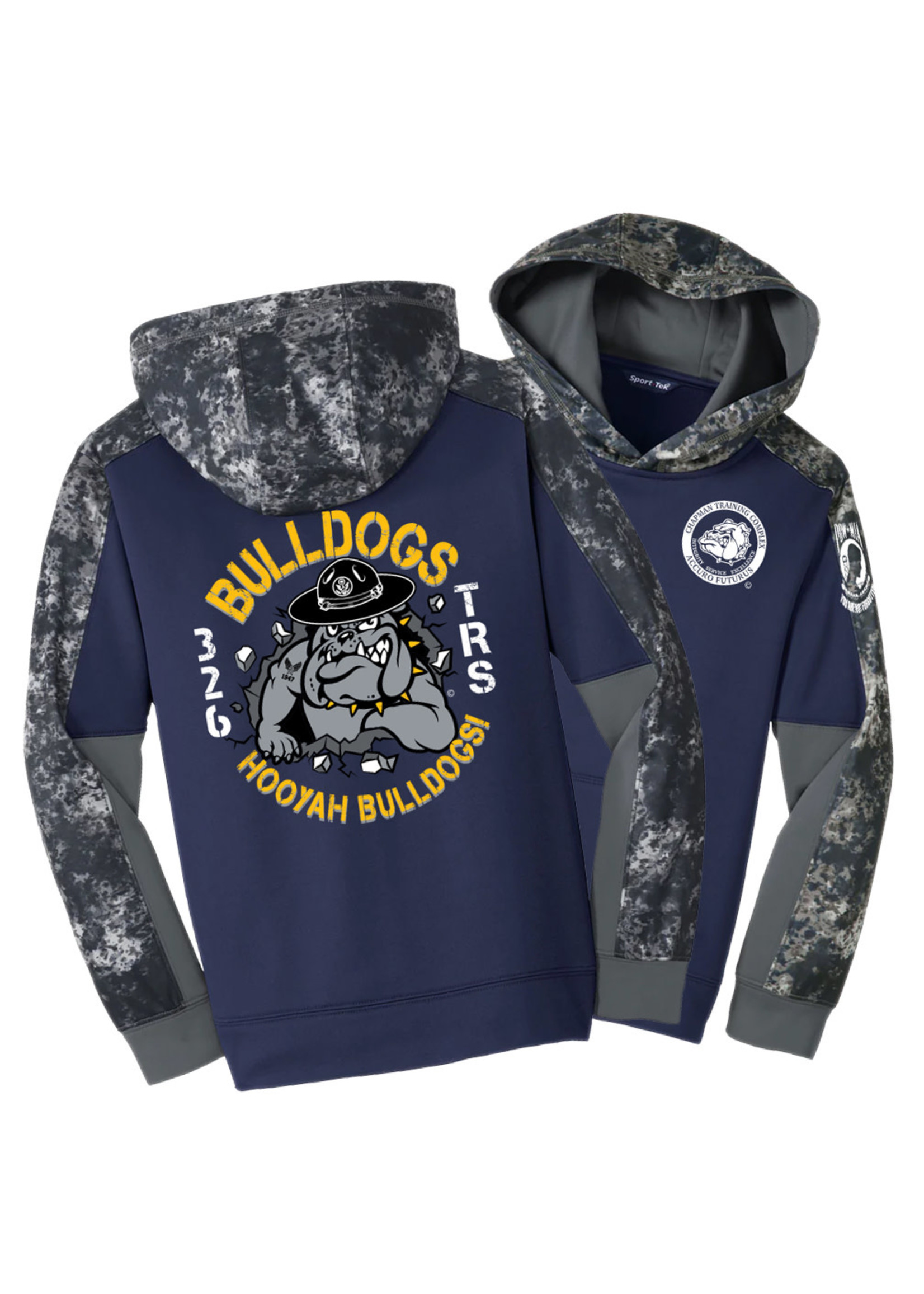 326th Bulldogs Digi Wicking Hoodie