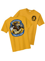 322nd Eagles Wicking Shirt - Gold