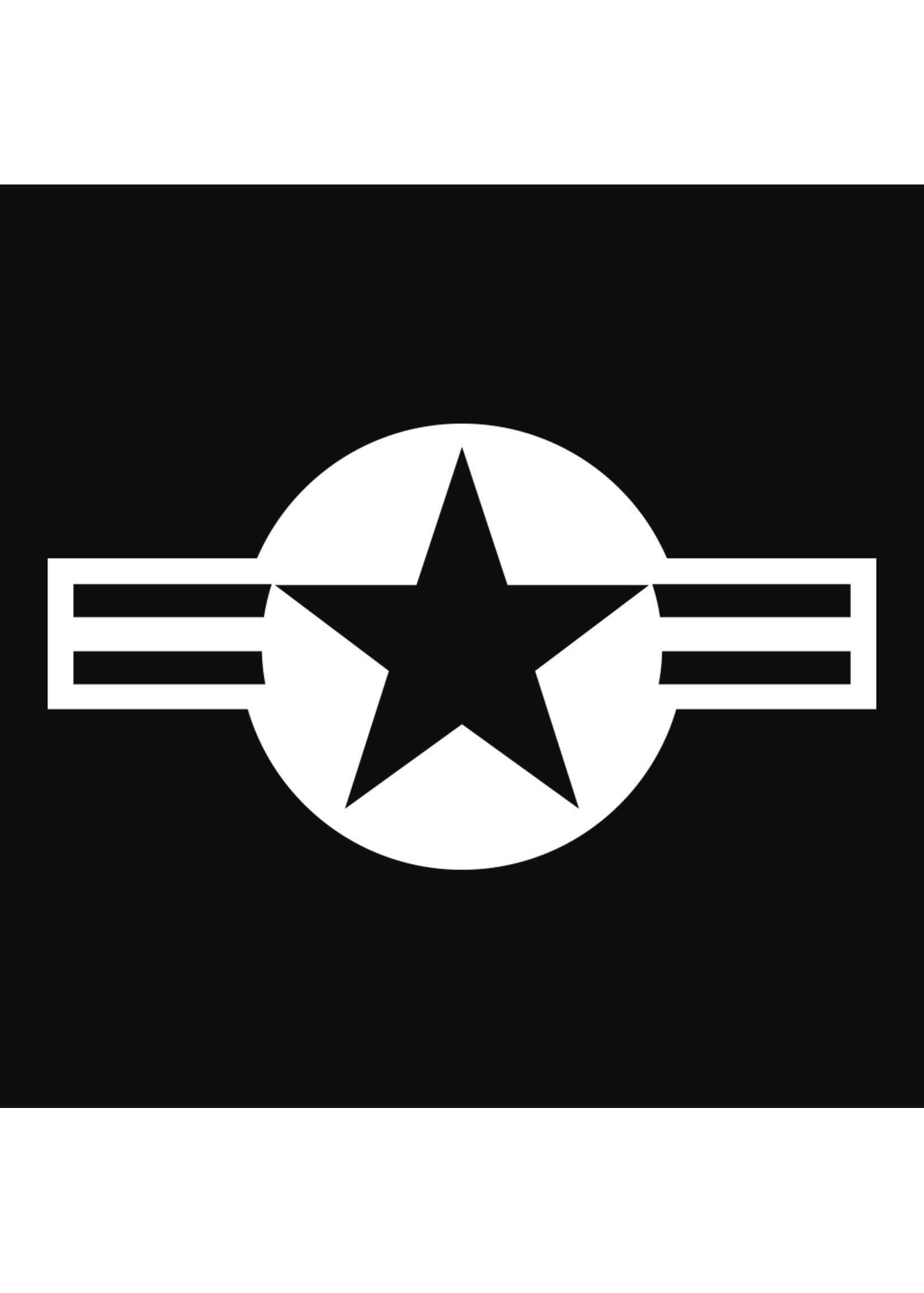 air force symbol black and white