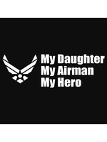 Air Force Daughter Decal