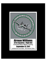 321st Squadron Matted Print