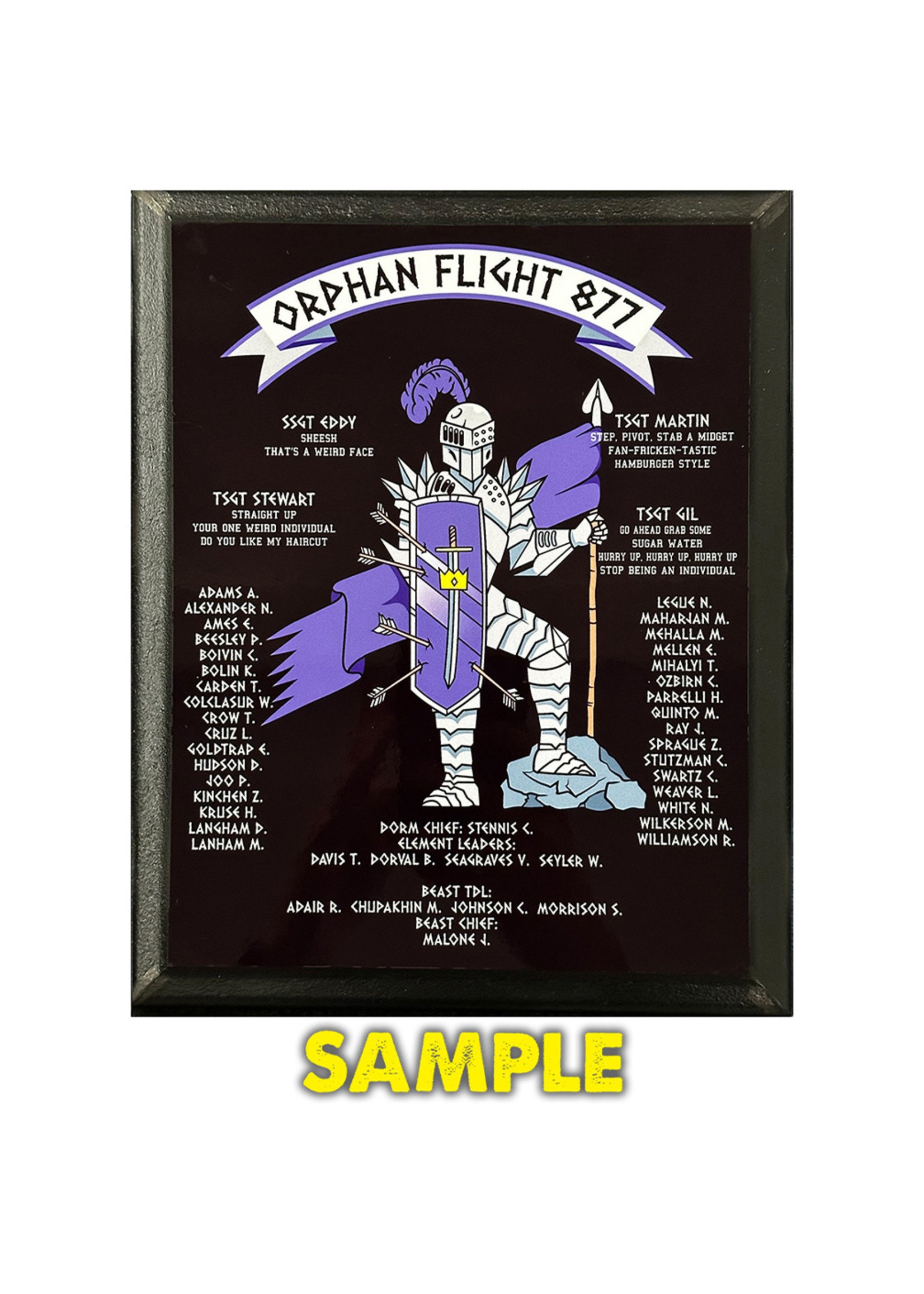 Flight Plaque