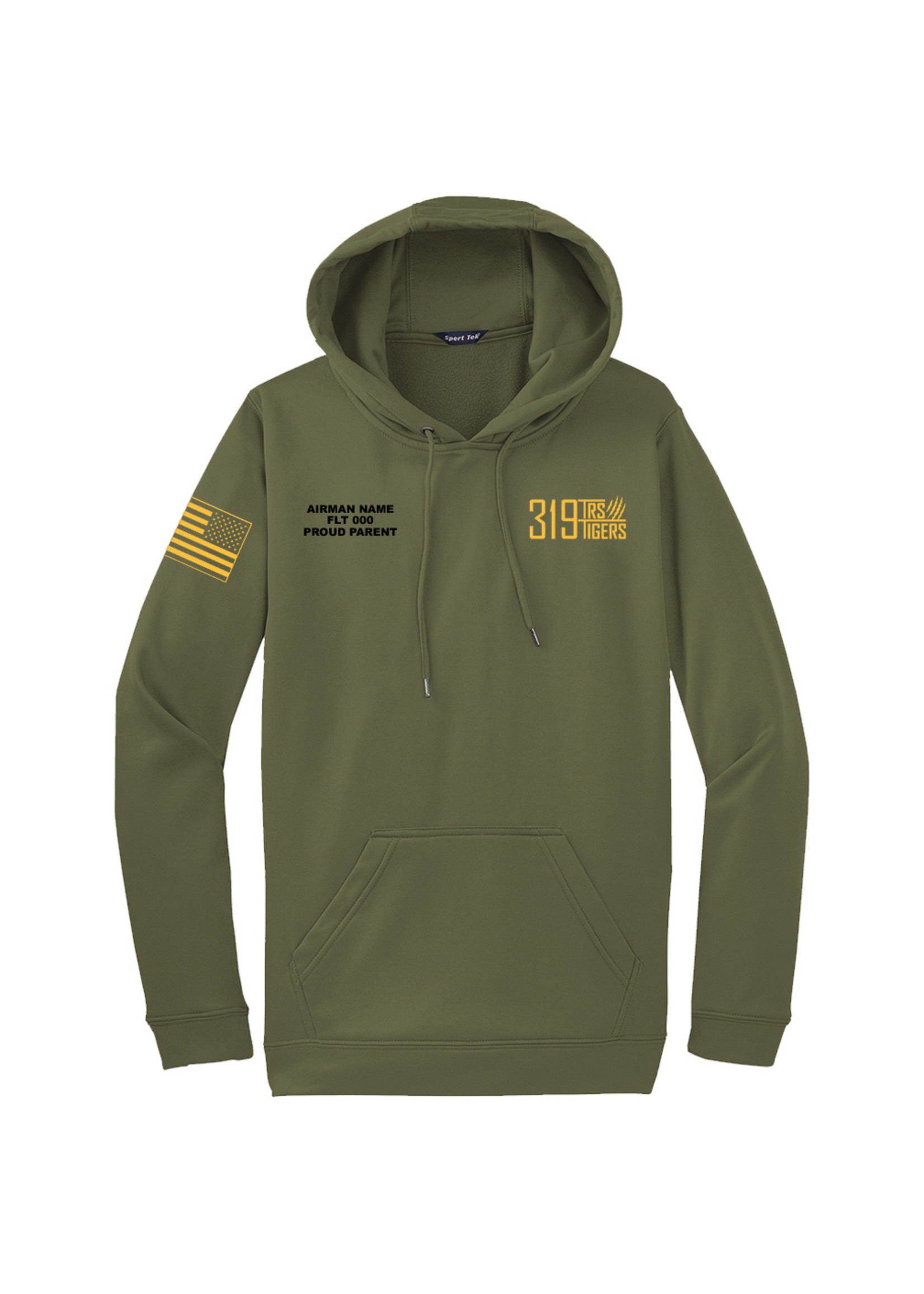 319th Tigers Cotton Hoodie