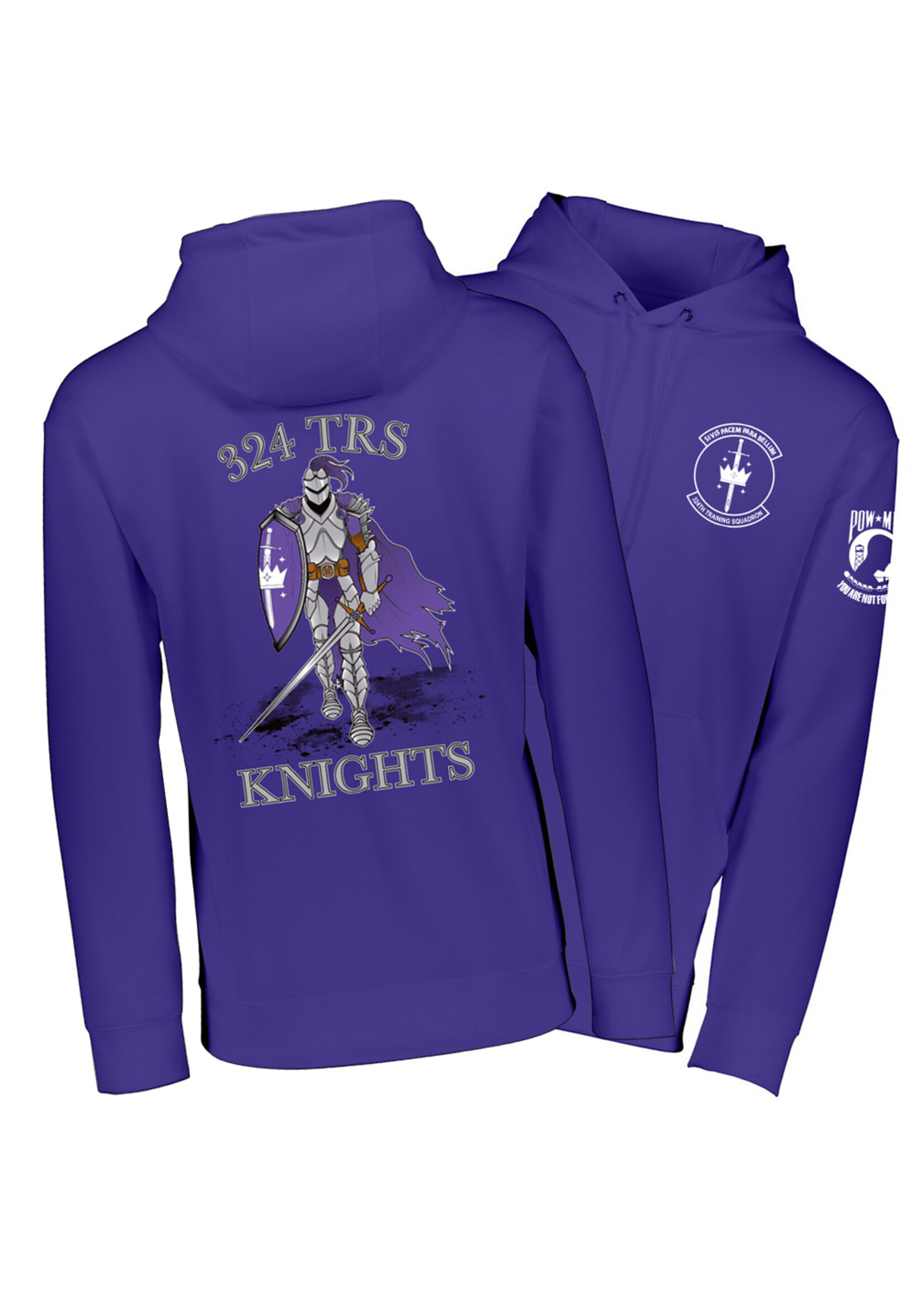 324th Knights Wicking Hoodie