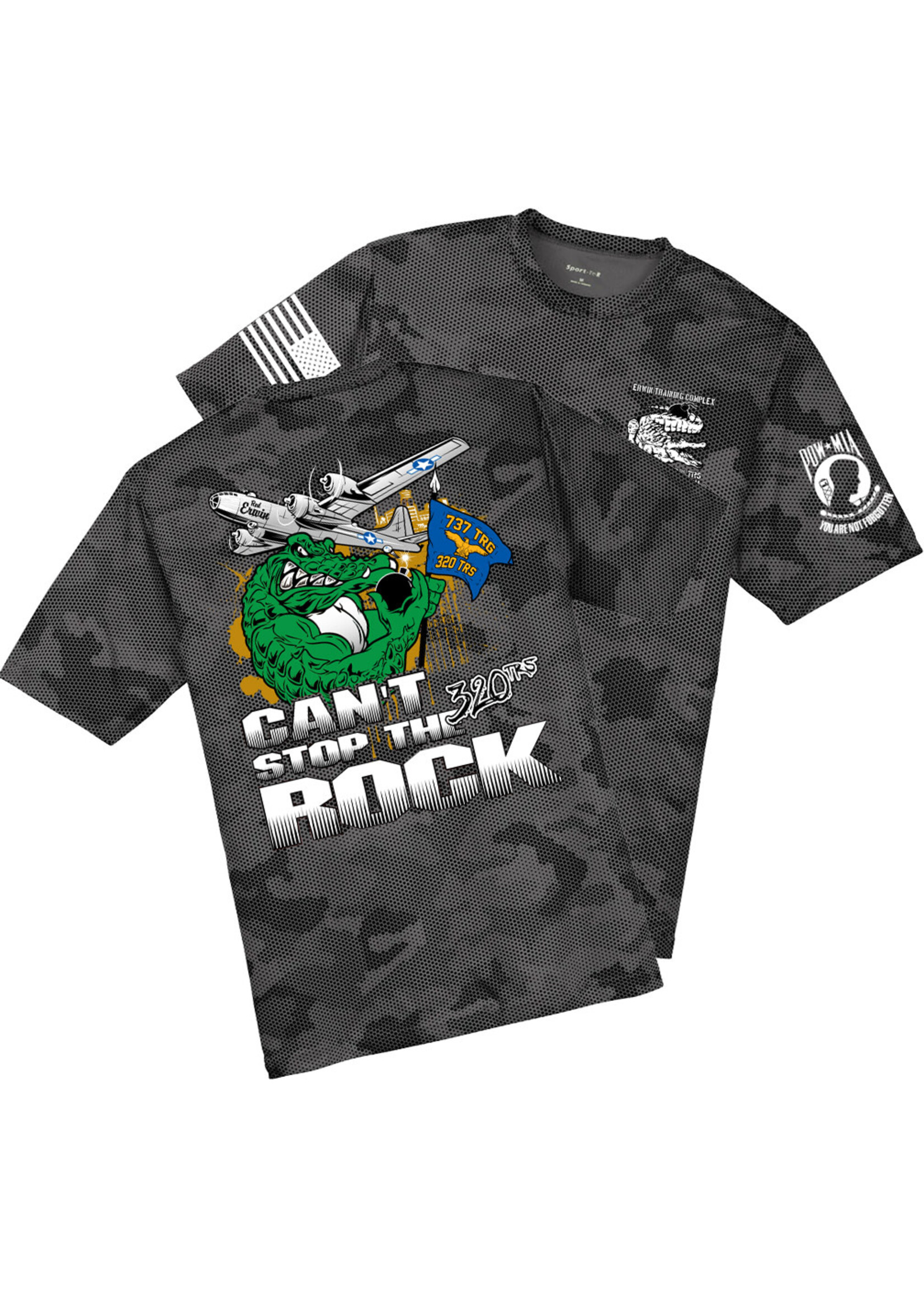 320th Gators Digi Wicking Shirt Gray