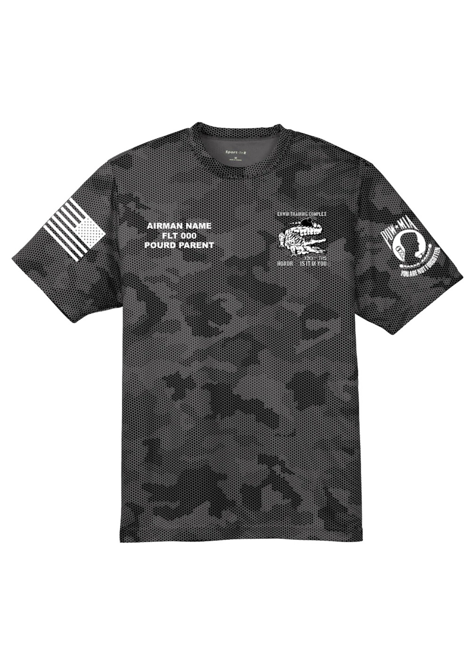 320th Gators Digi Wicking Shirt Gray