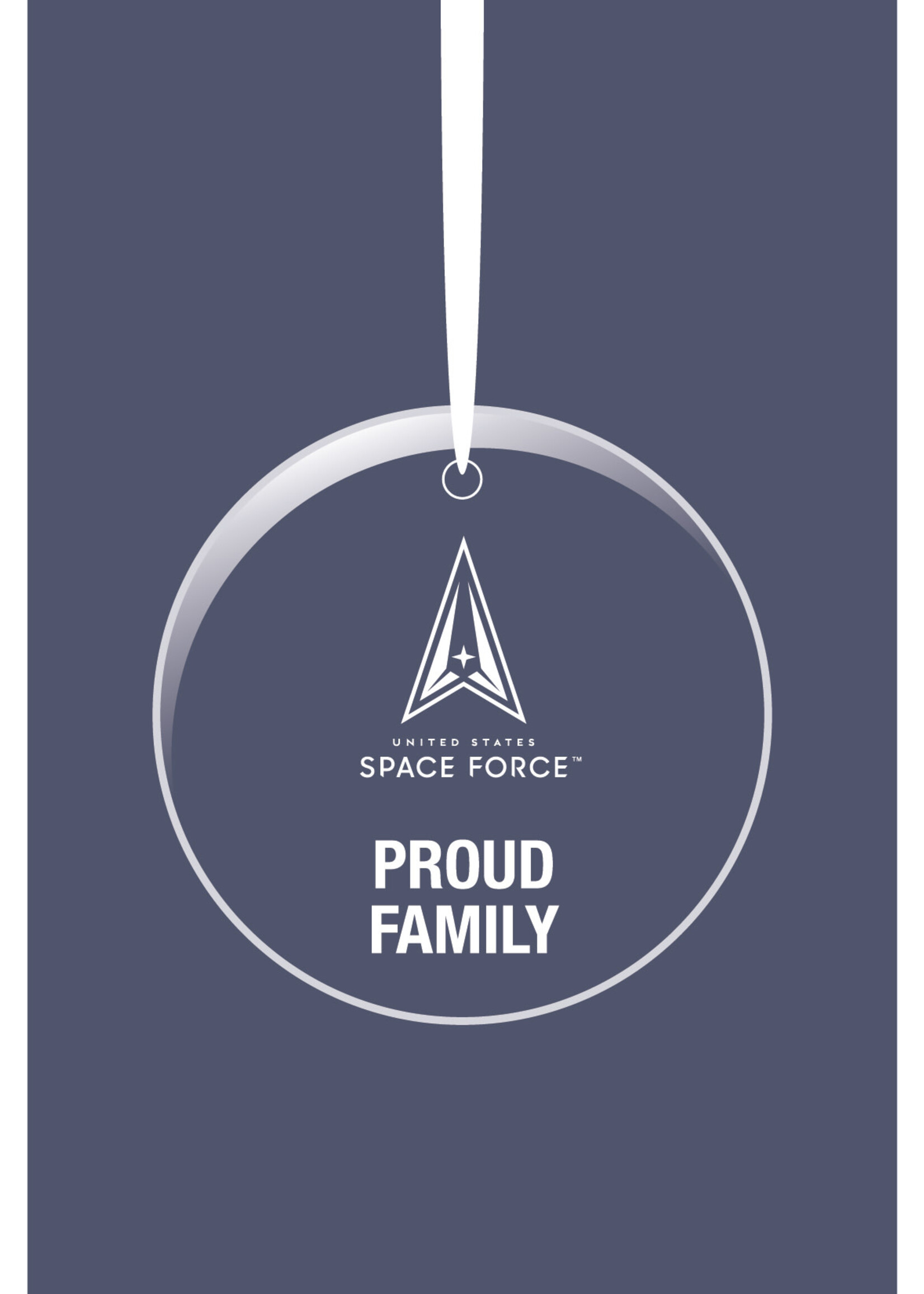 Proud Space Force Family Ornament