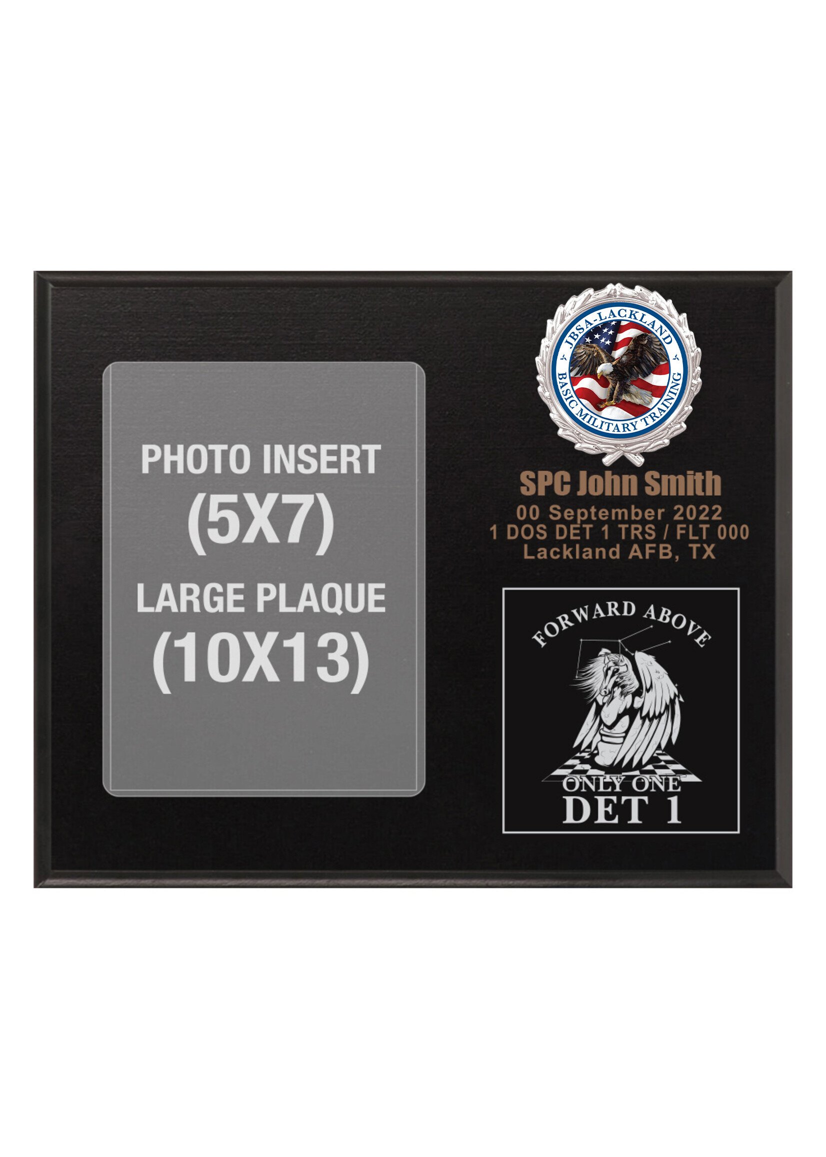 1 DEL DET 3 Graduation Plaque