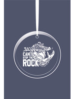 320th Squadron Glass Ornament