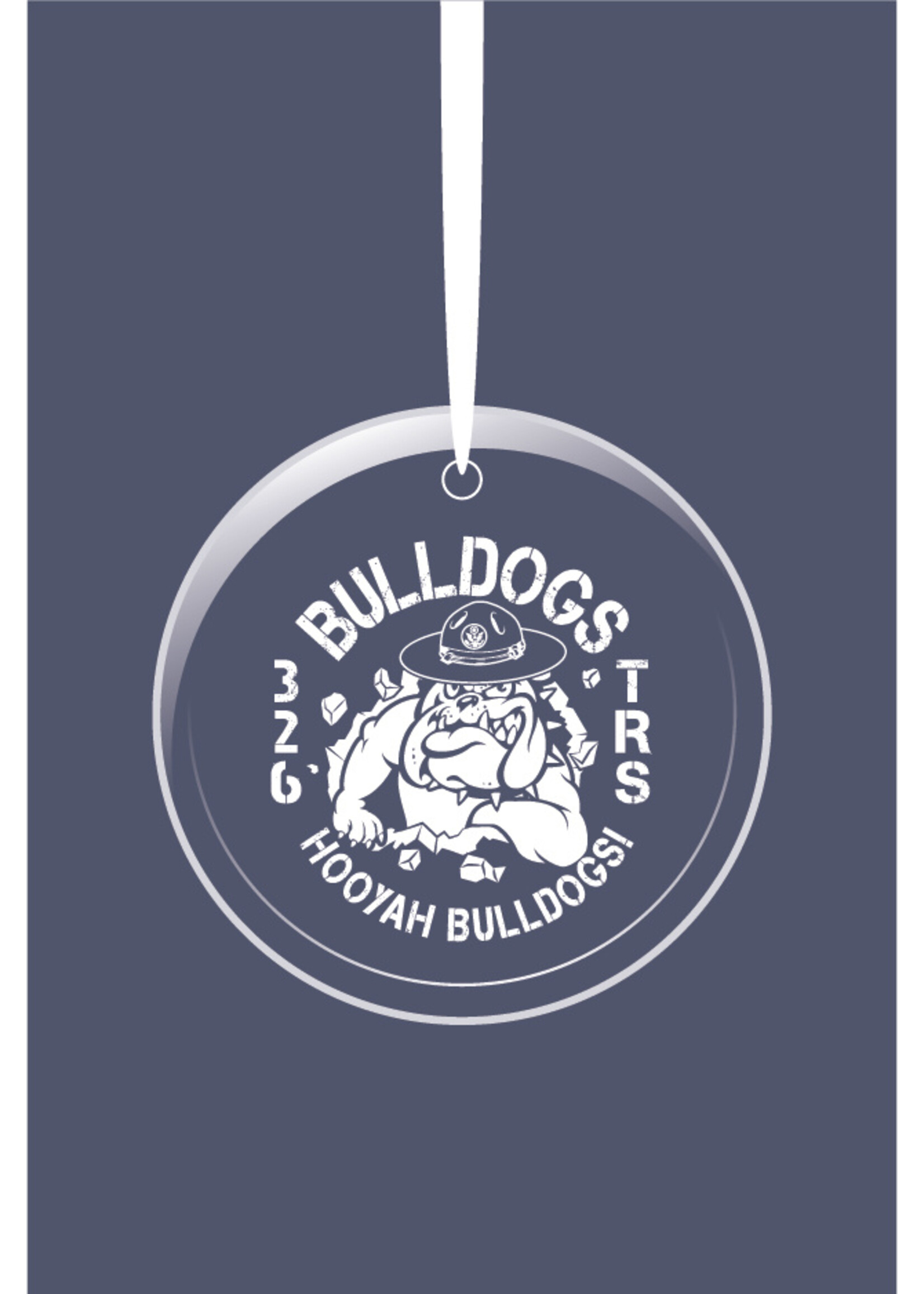 326th Squadron Glass Ornament