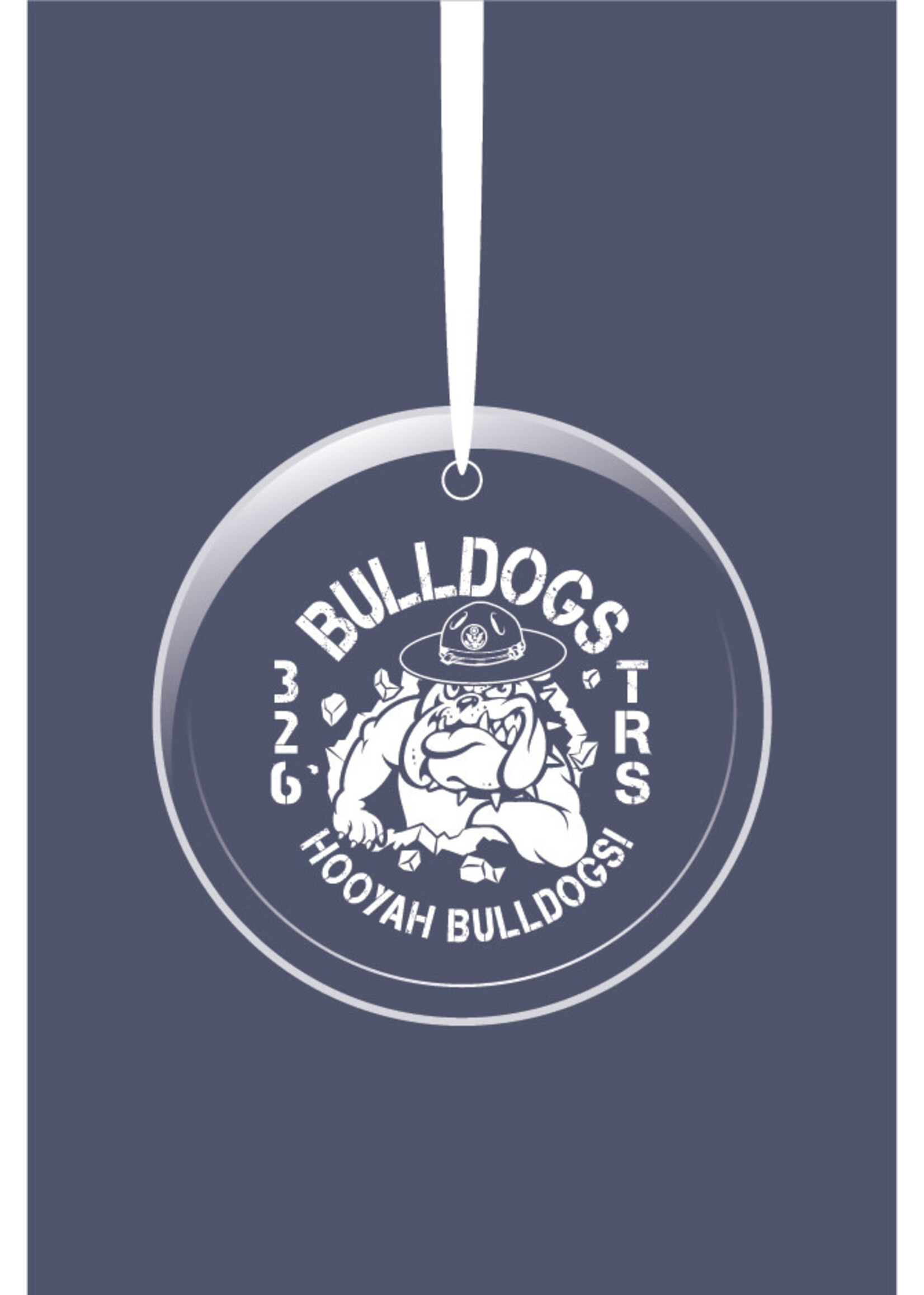 326th Squadron Glass Ornament