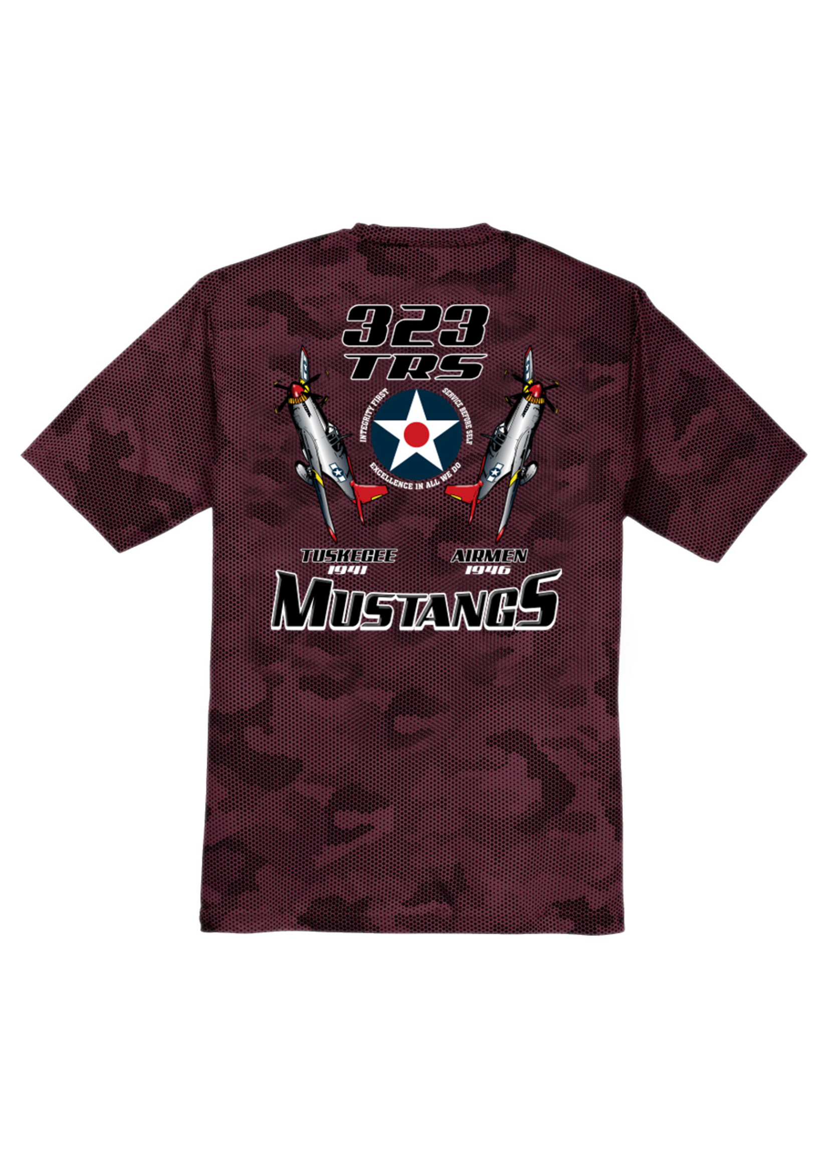 323rd Mustang Digi Wicking Shirt