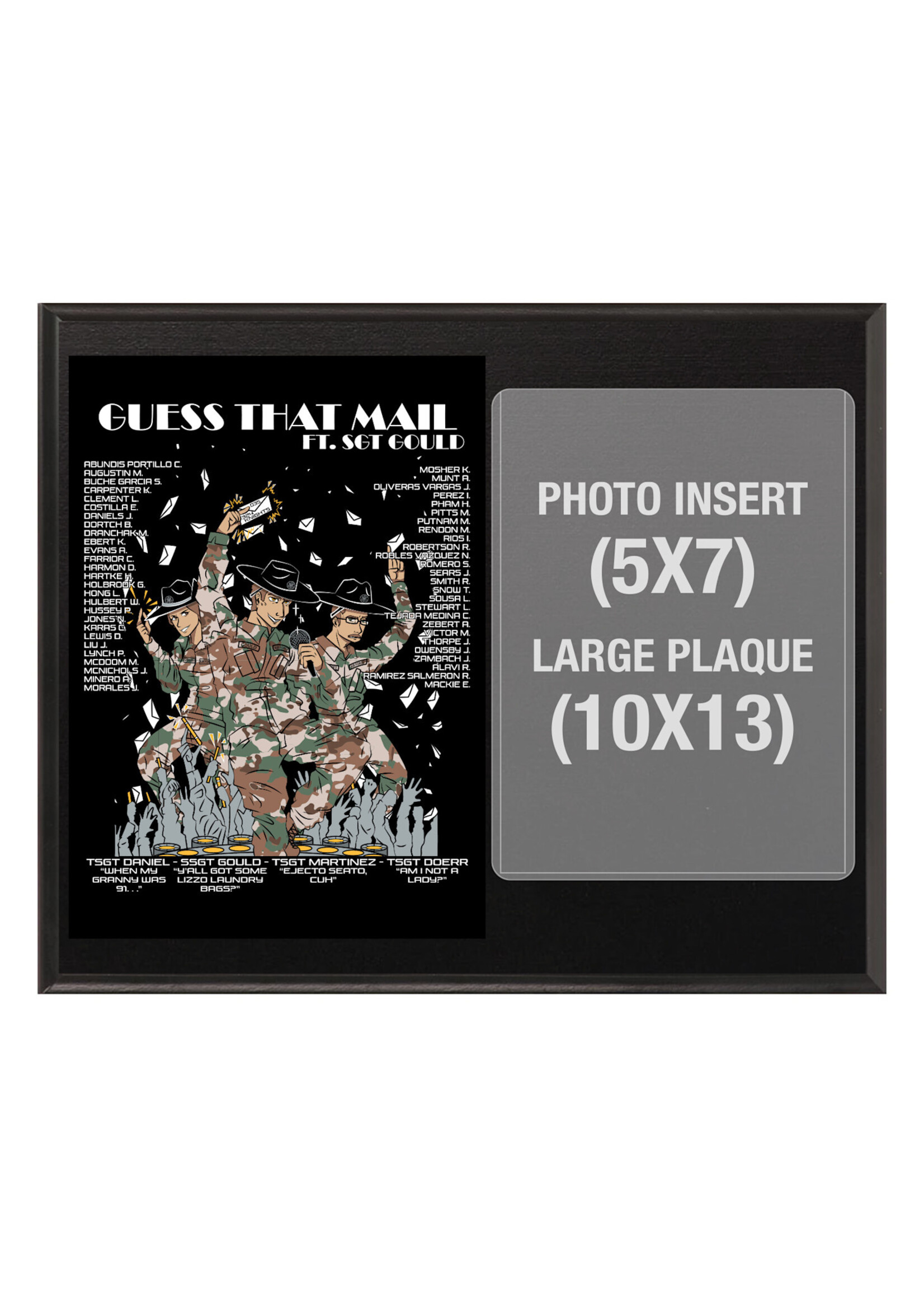 Photo Flight Plaque