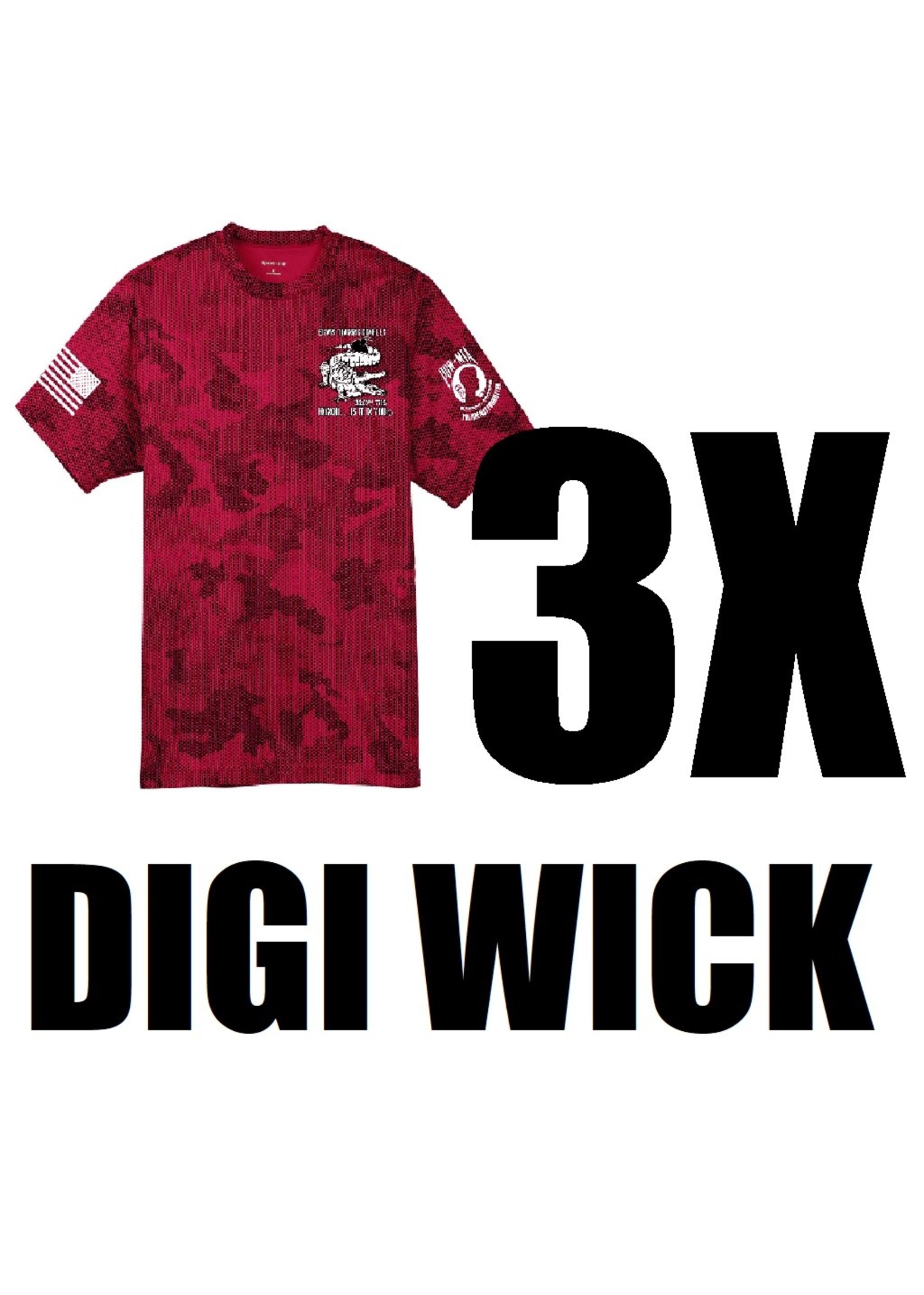 320th Gators Digi Wicking Shirt Red