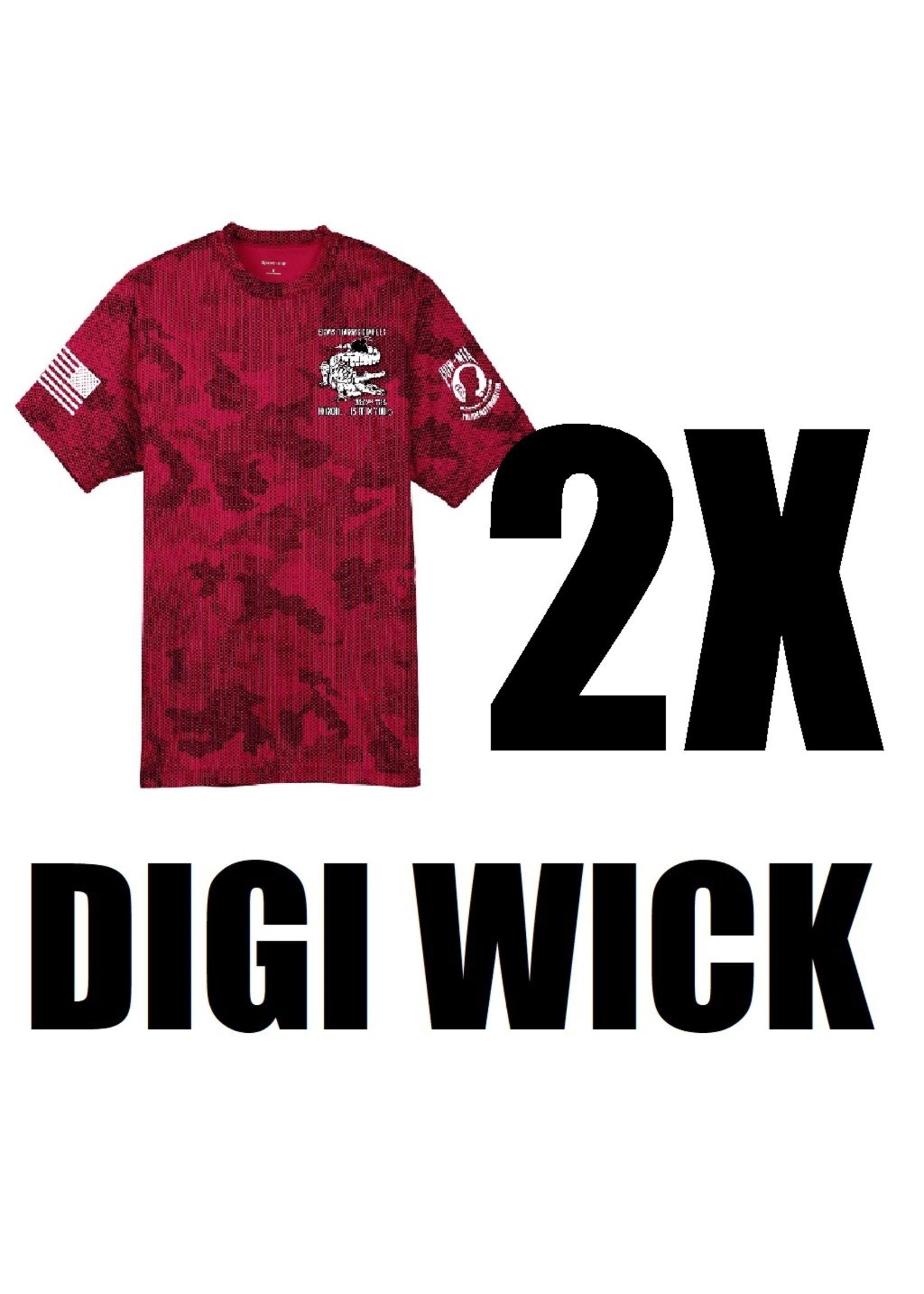 320th Gators Digi Wicking Shirt Red