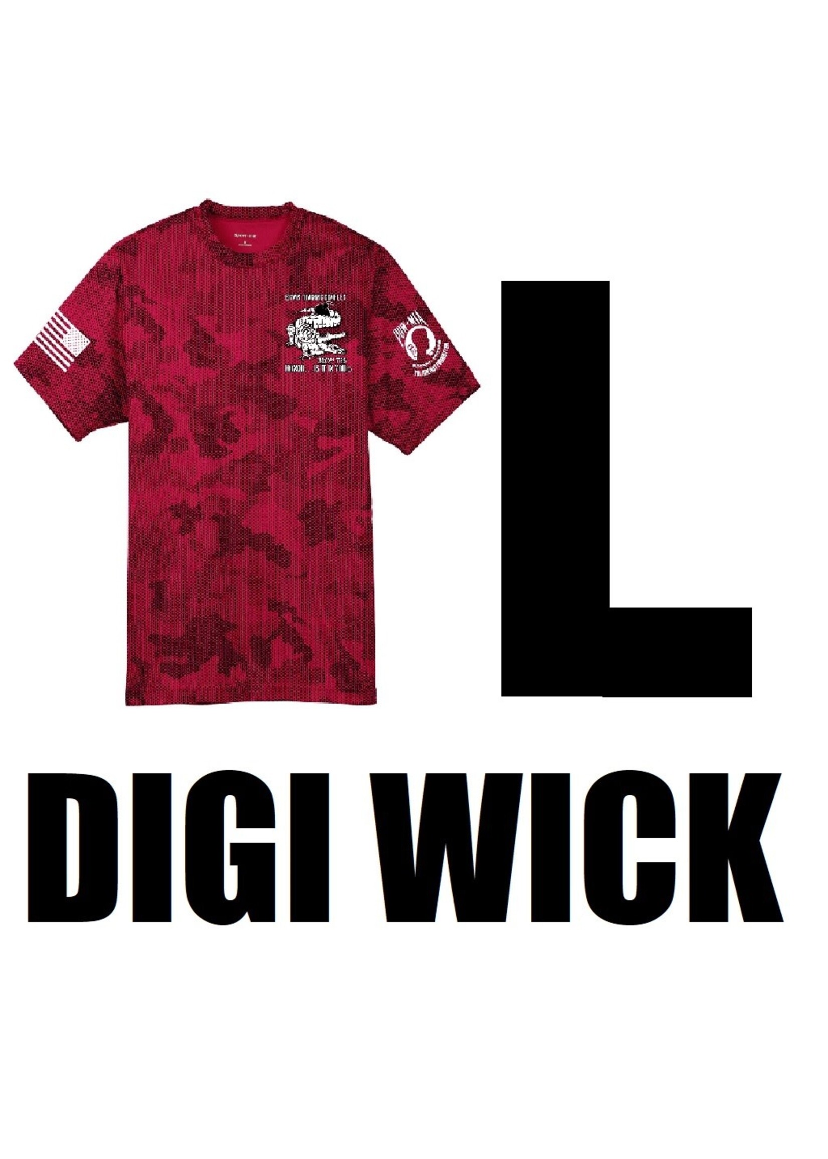 320th Gators Digi Wicking Shirt Red