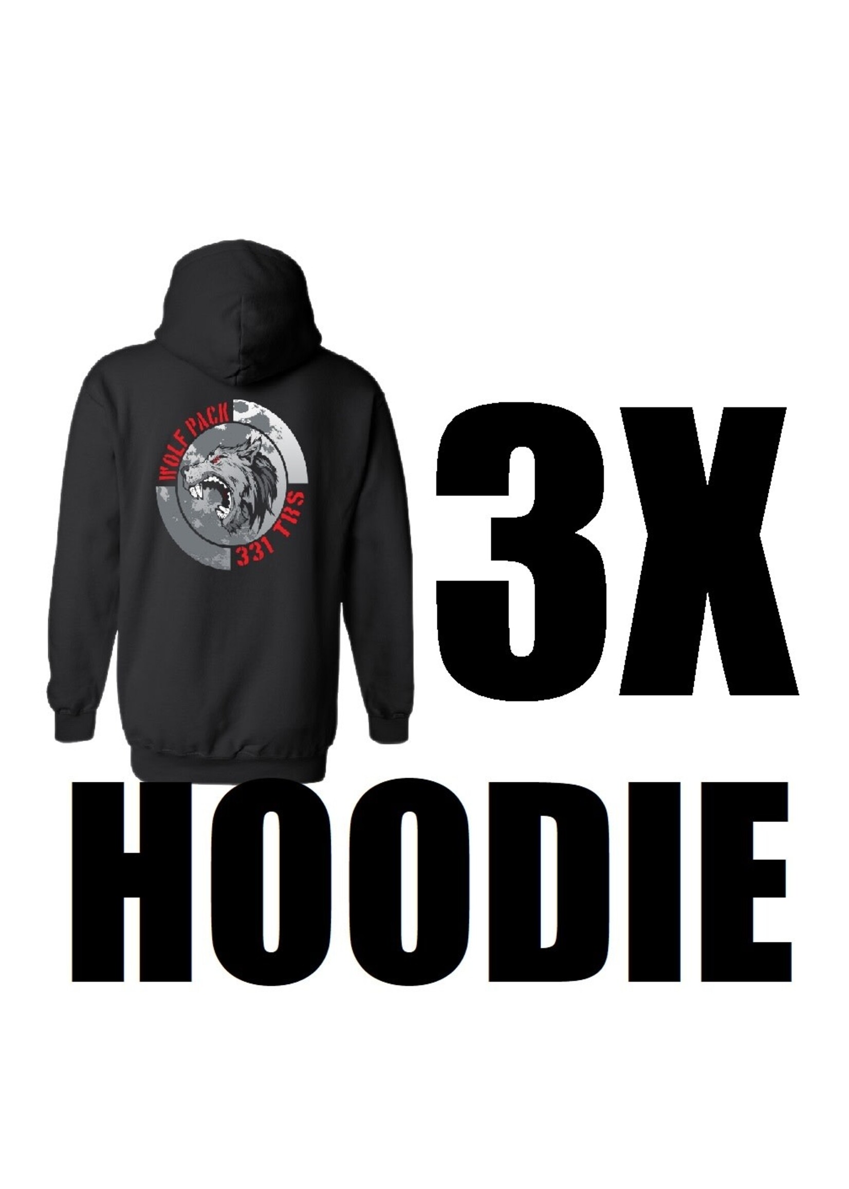 331st Wolfpack Cotton Hoodie