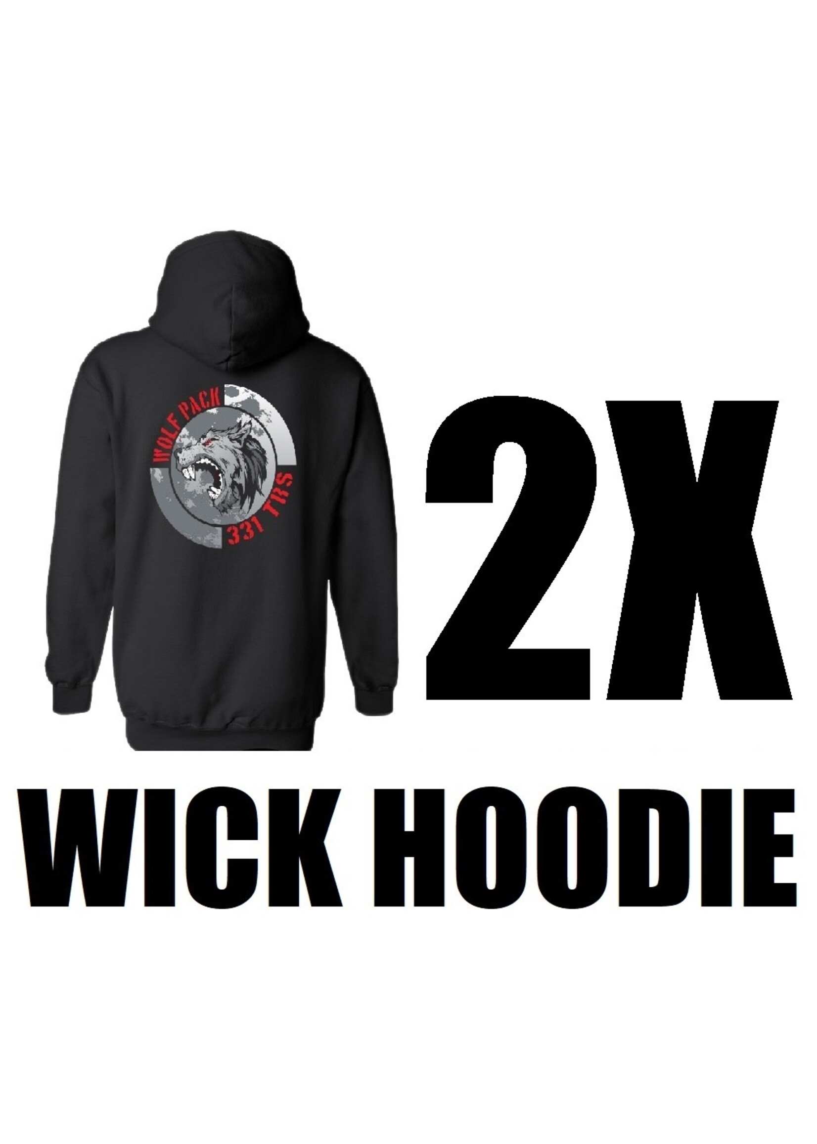 331st Wolfpack Wicking Hoodie