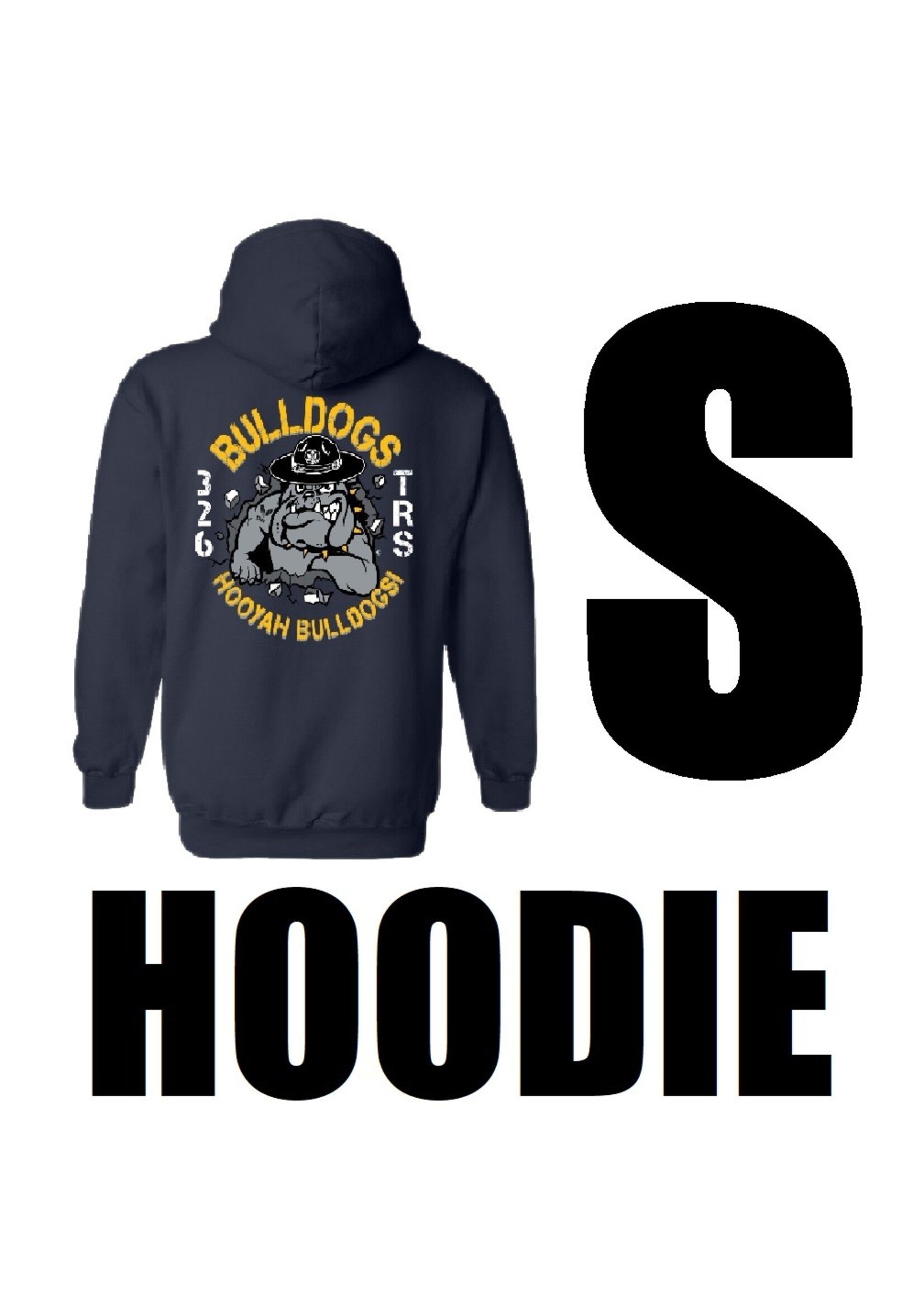 326th Bulldogs Cotton Hoodie