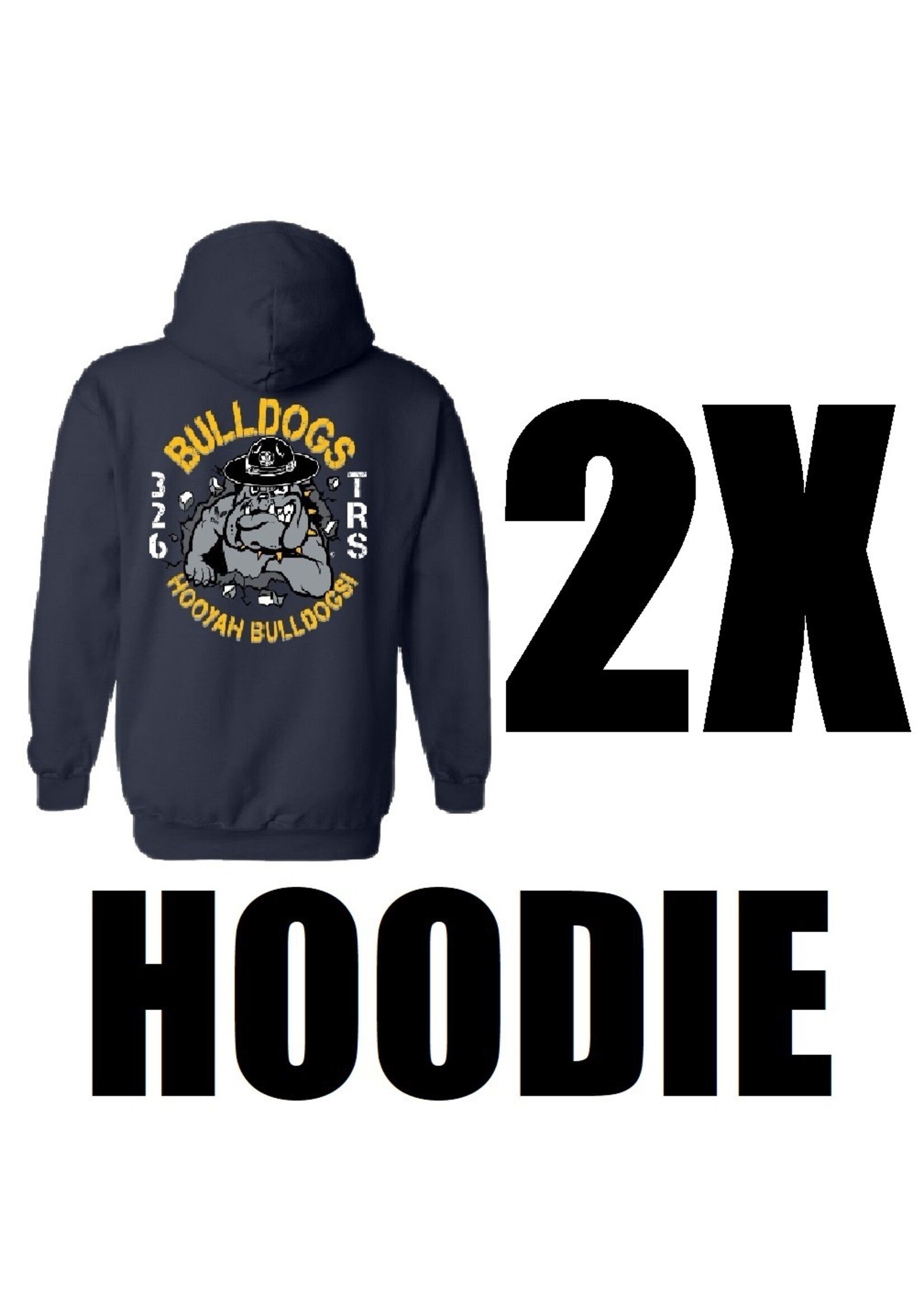 326th Bulldogs Cotton Hoodie