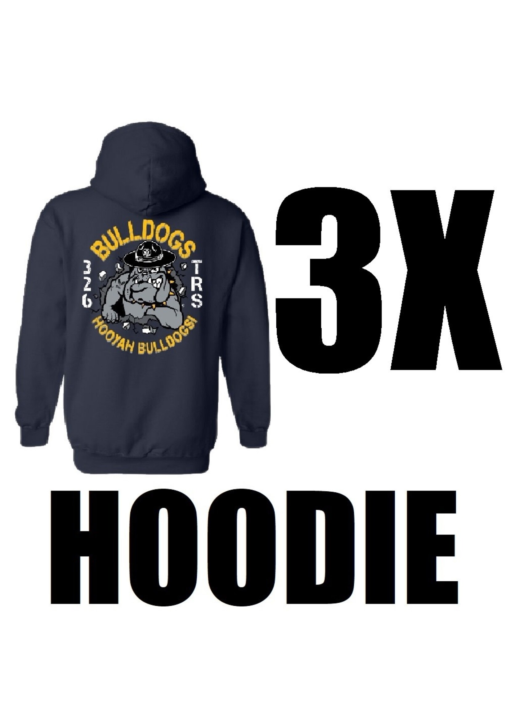 326th Bulldogs Cotton Hoodie