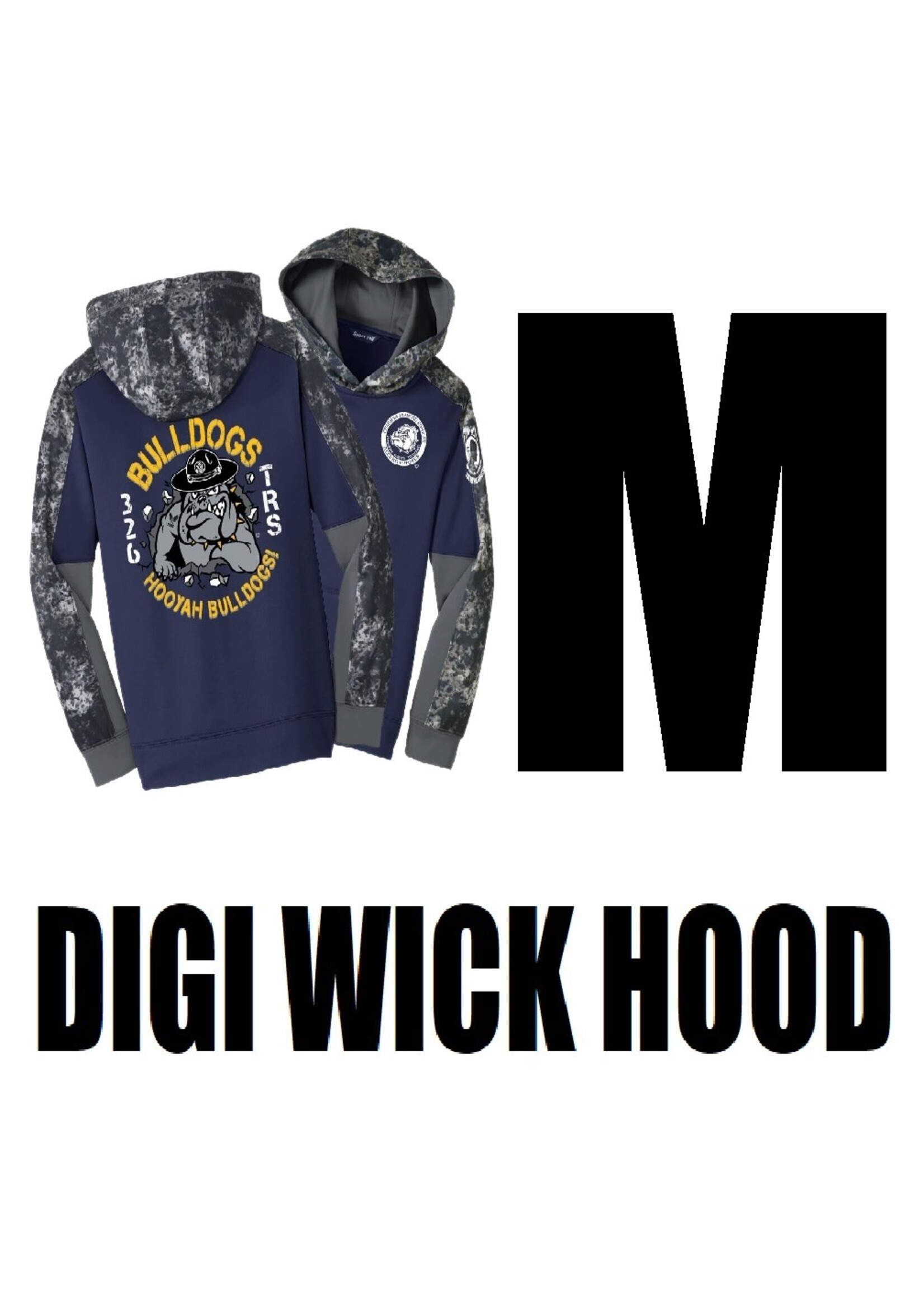 326th Bulldogs Digi Wicking Hoodie