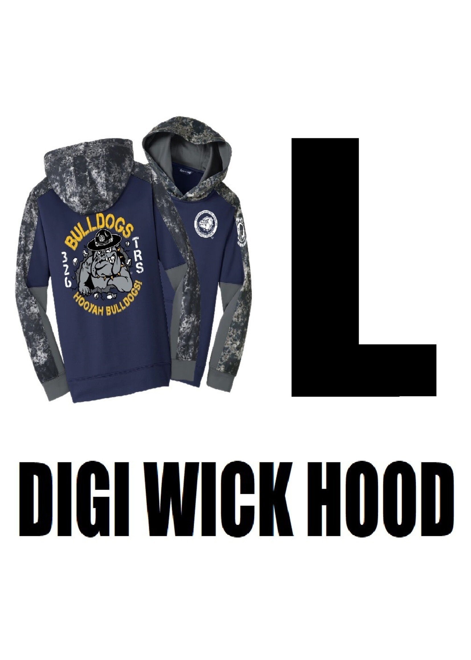 326th Bulldogs Digi Wicking Hoodie