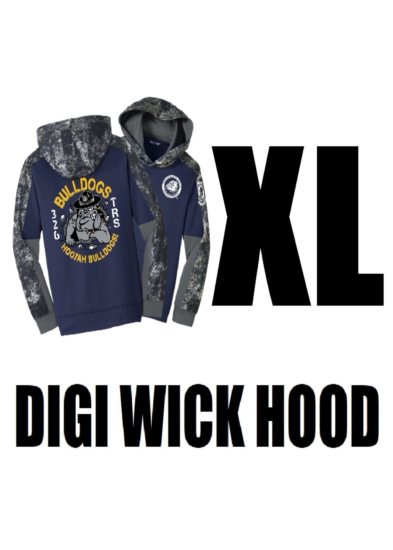 326th Bulldogs Digi Wicking Hoodie