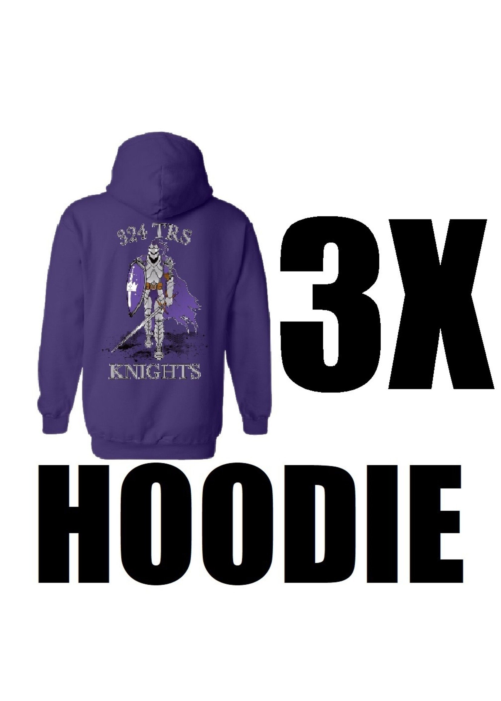 324th Knights Cotton Hoodie