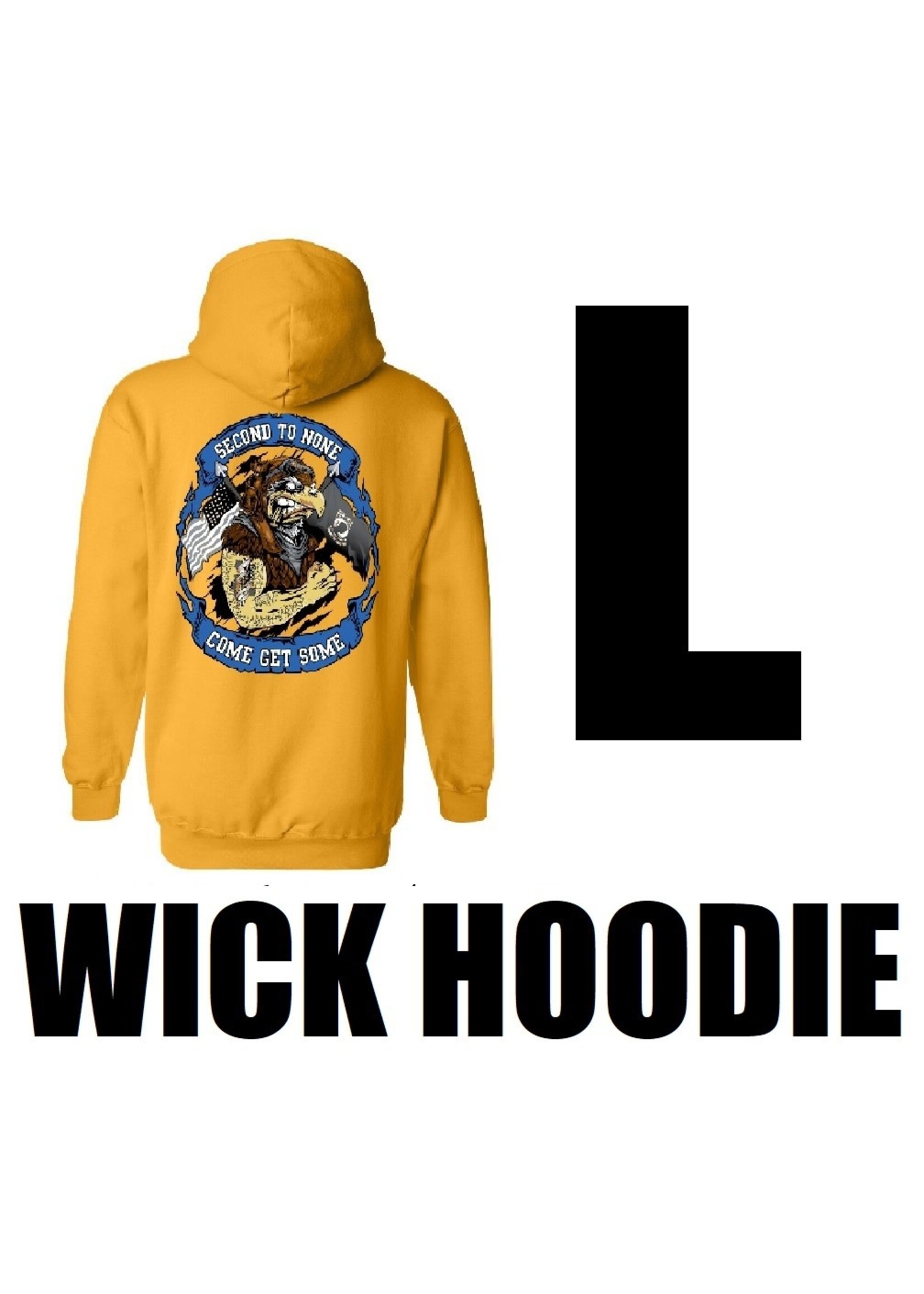 322nd Eagles Wicking Hoodie - Gold
