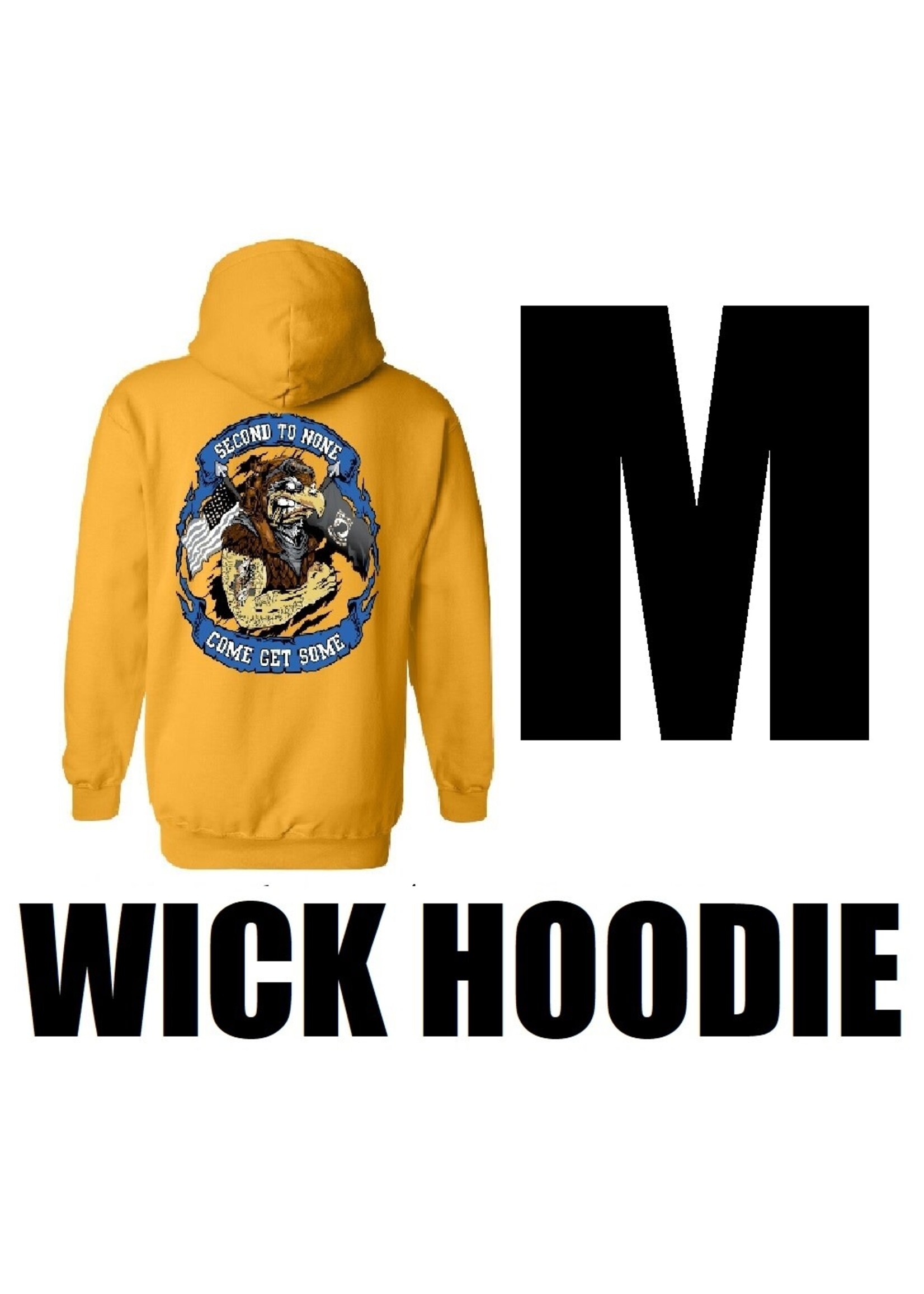 322nd Eagles Wicking Hoodie - Gold