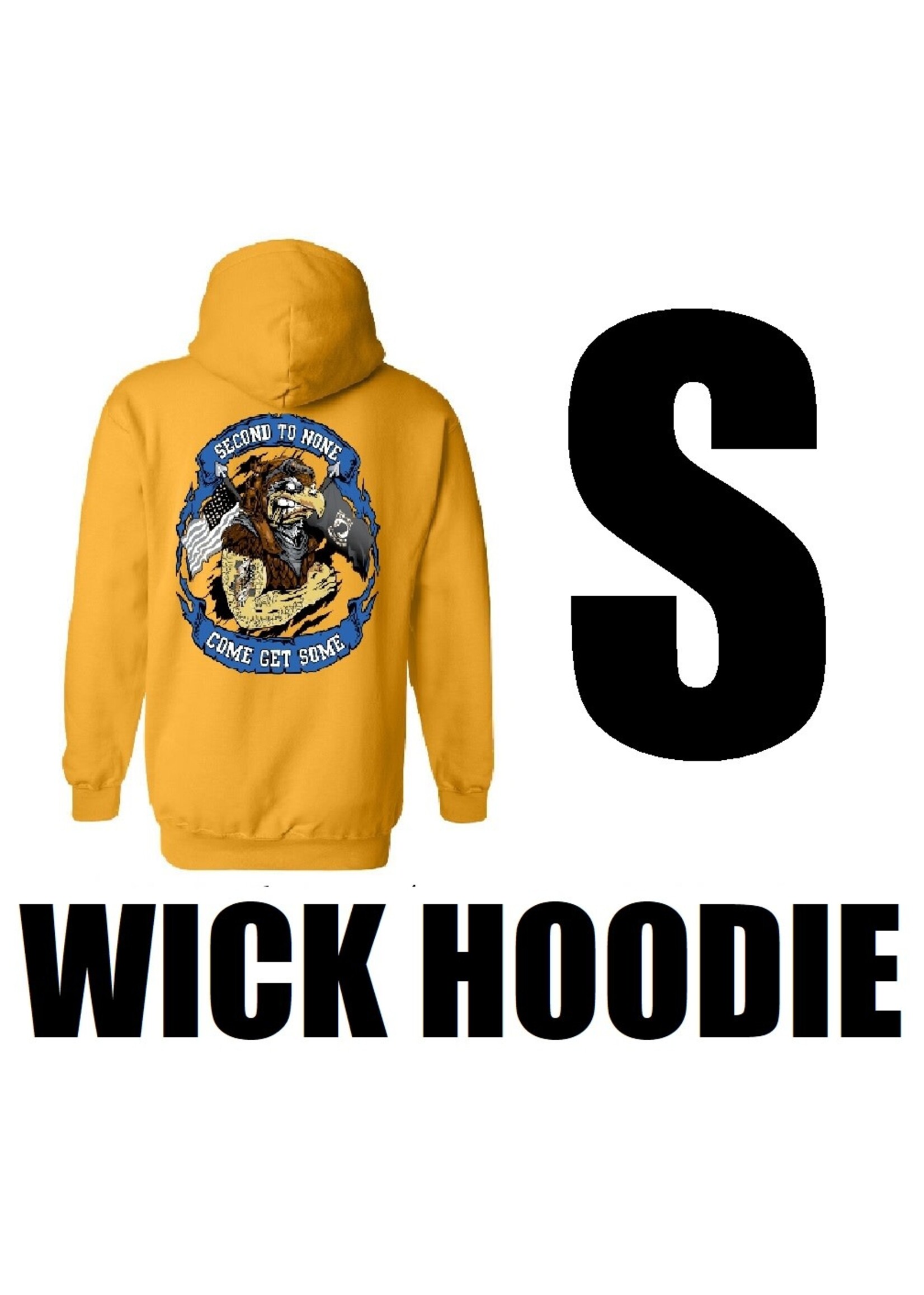 322nd Eagles Wicking Hoodie - Gold