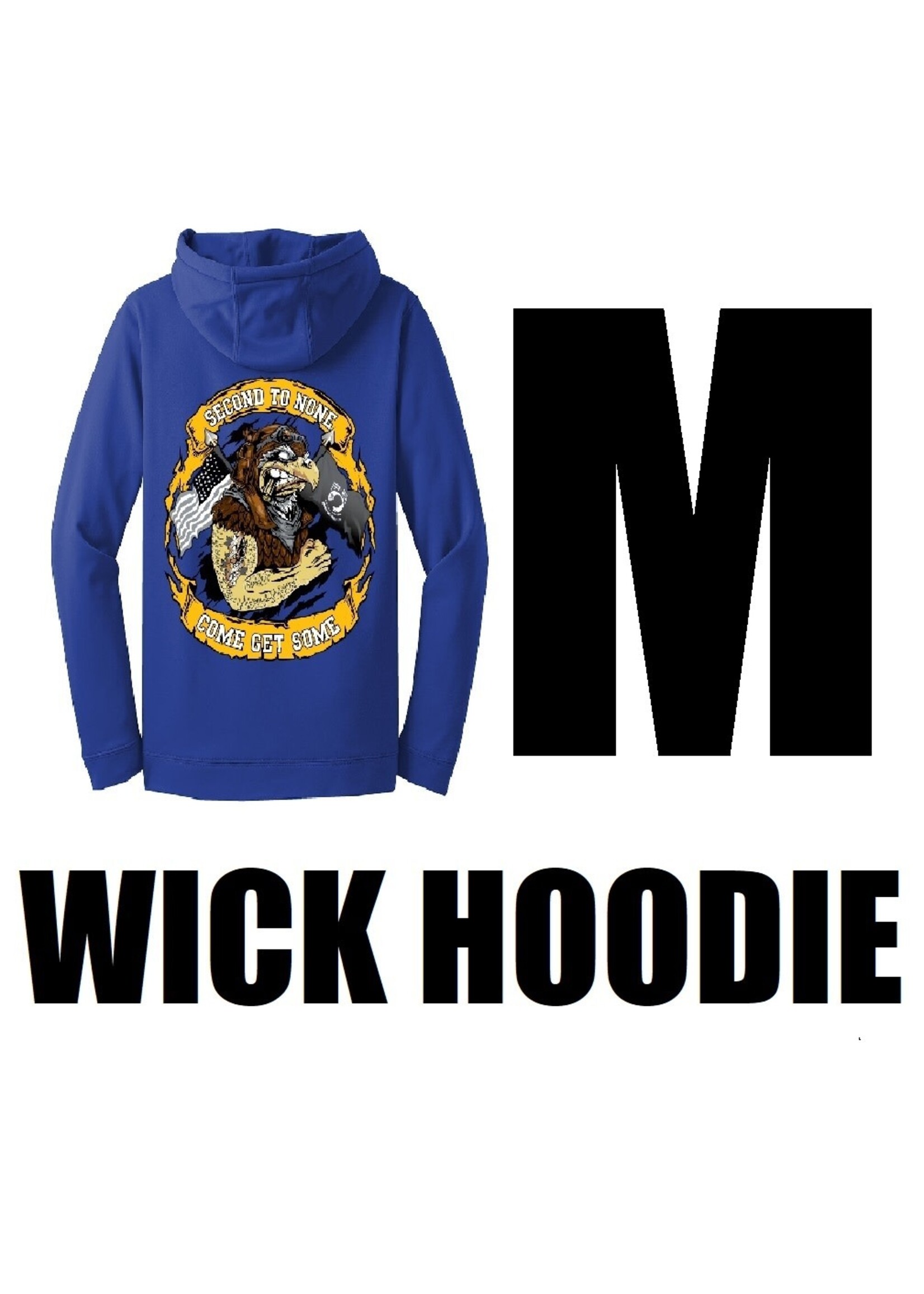 322nd Eagles Wicking Hoodie - Blue