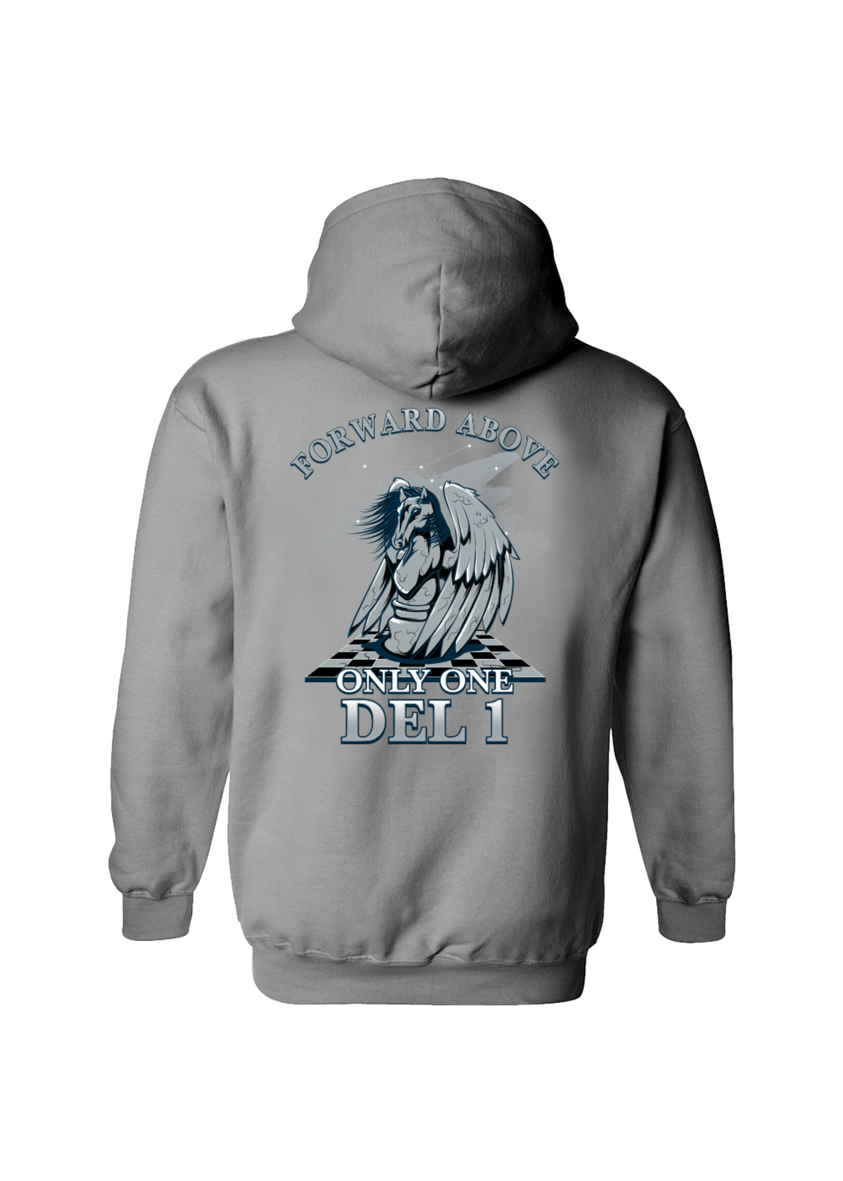 1 DEL DET 3 Cotton Hoodie