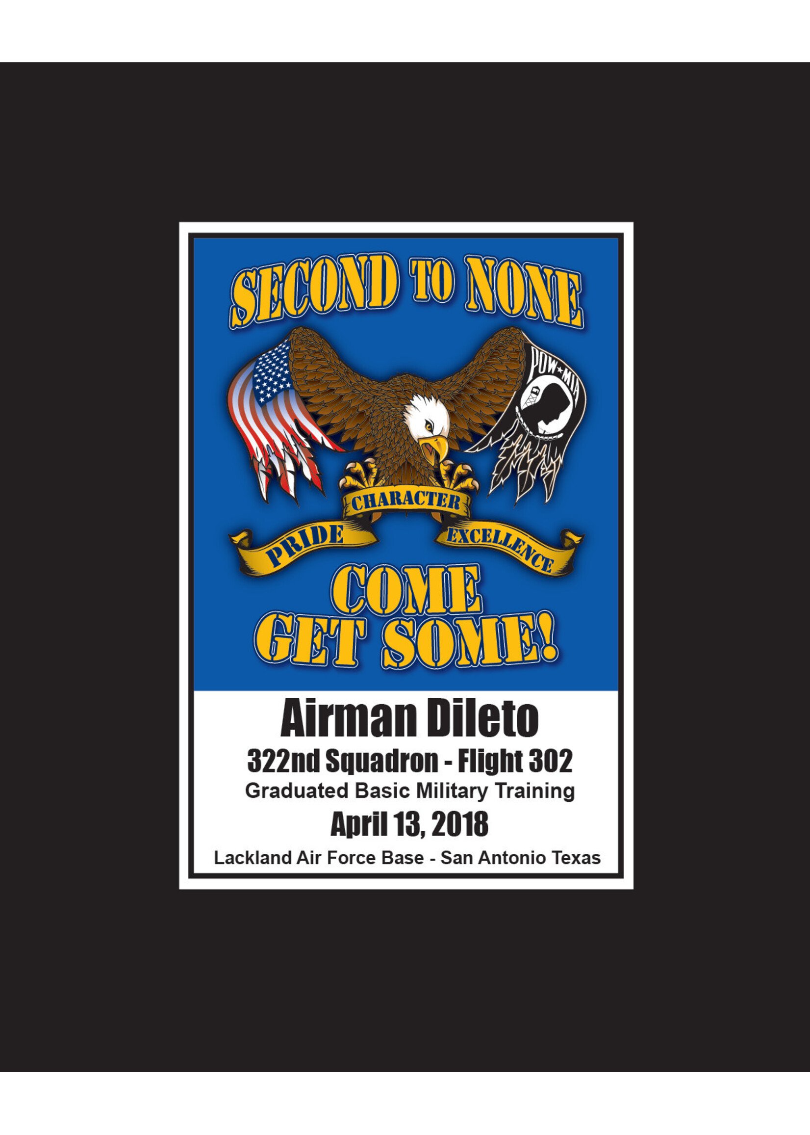 322nd Squadron Matted Print