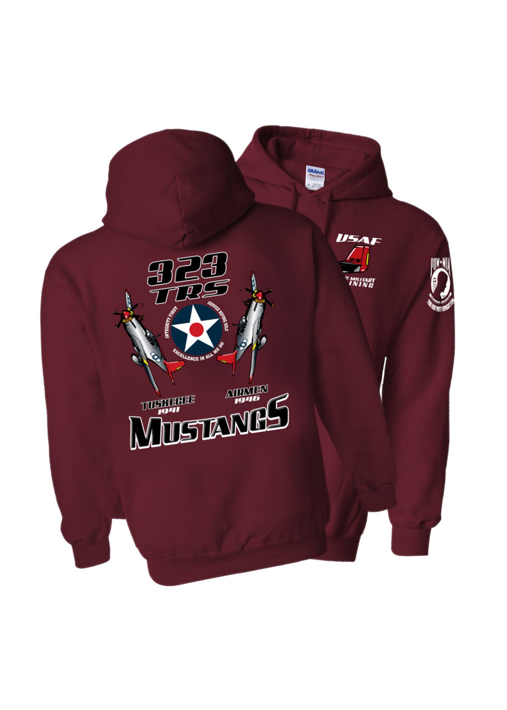 323rd Mustang Cotton Hoodie