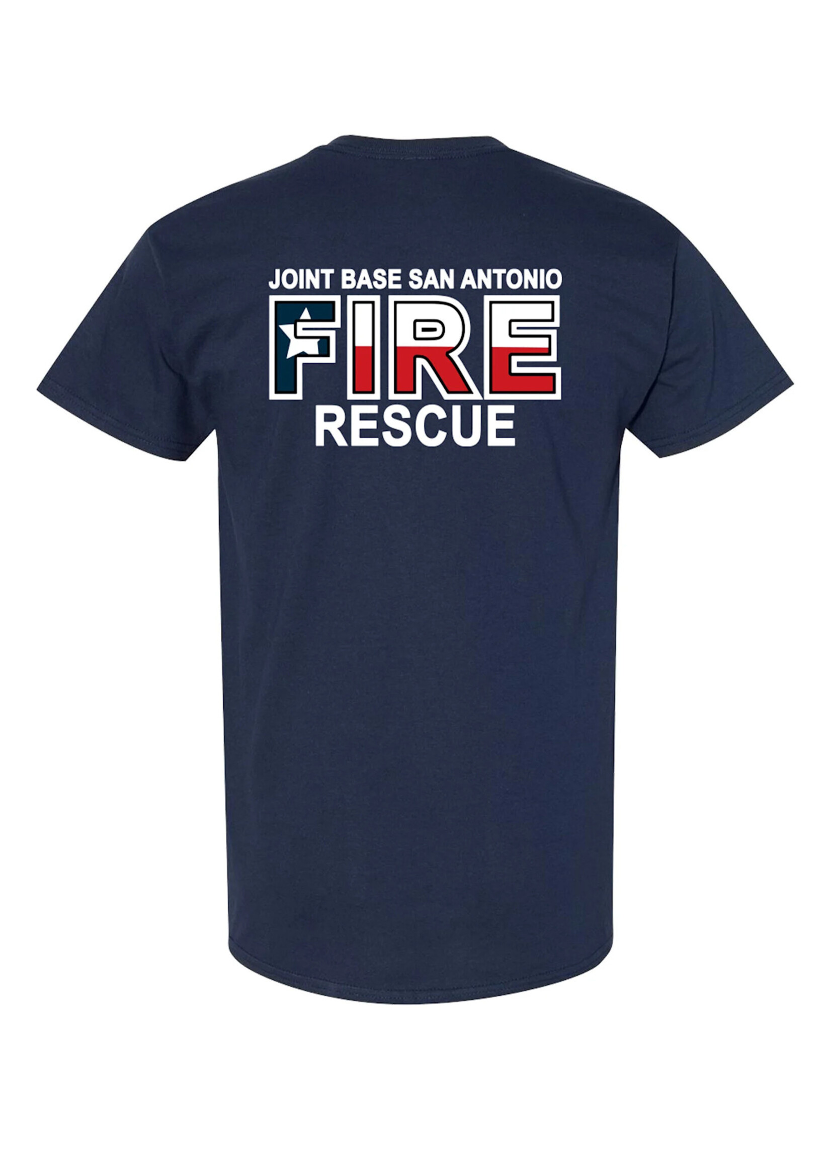 JBSA Fire Rescue Cotton Shirt  Navy