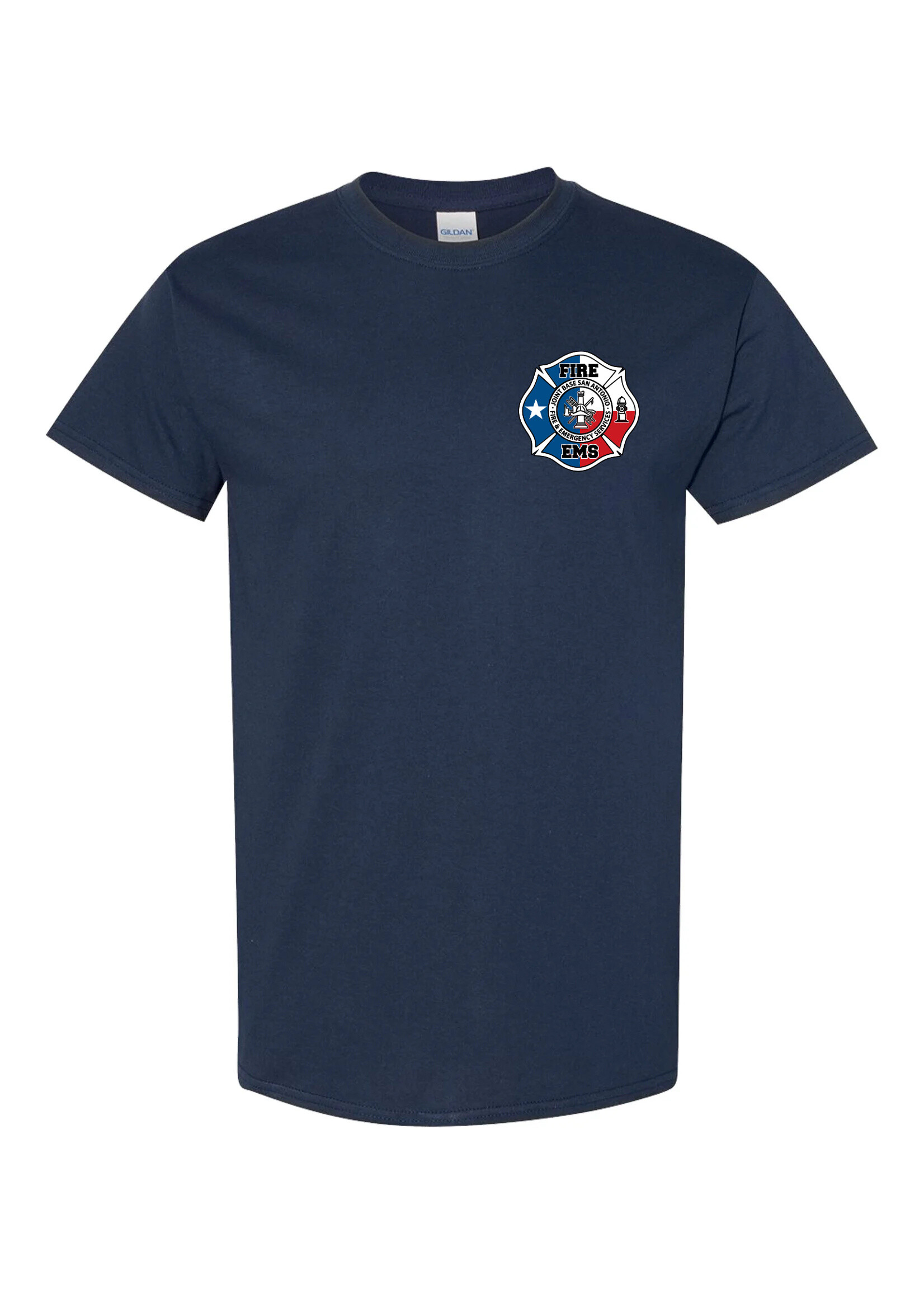 JBSA Fire Rescue Cotton Shirt  Navy