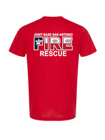 JBSA Fire Rescue Cotton Shirt  Red