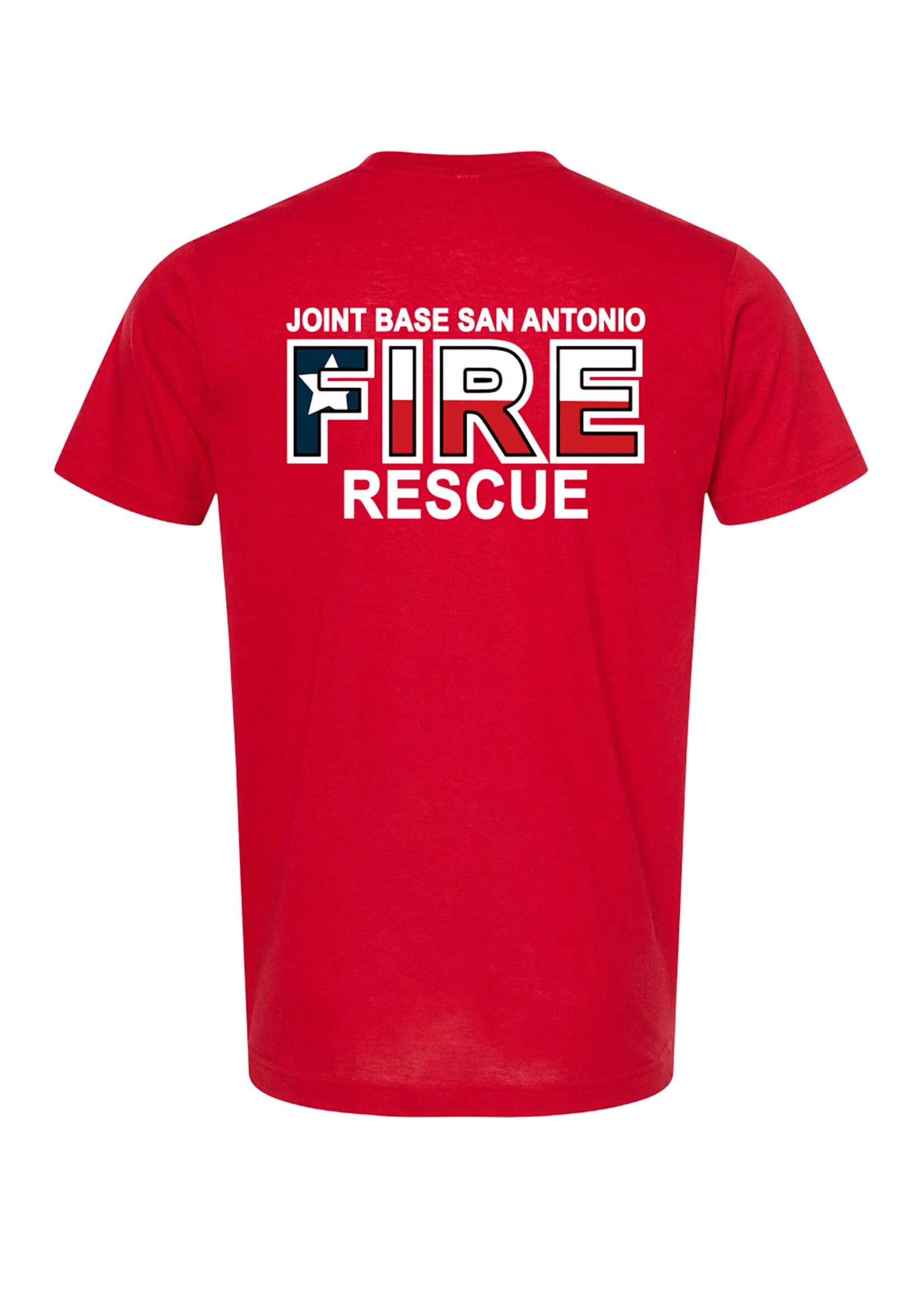JBSA Fire Rescue Cotton Shirt  Red