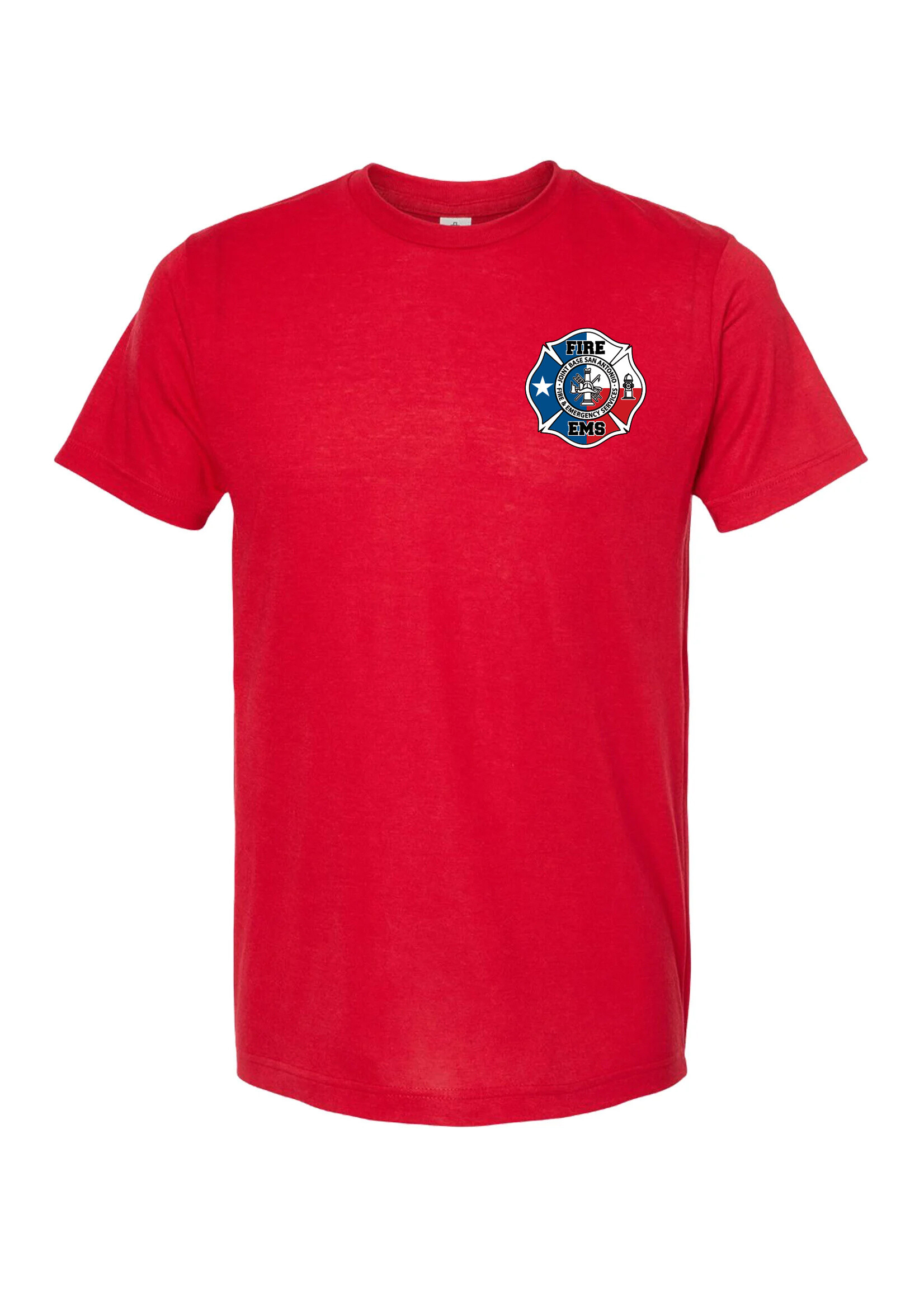 JBSA Fire Rescue Cotton Shirt  Red