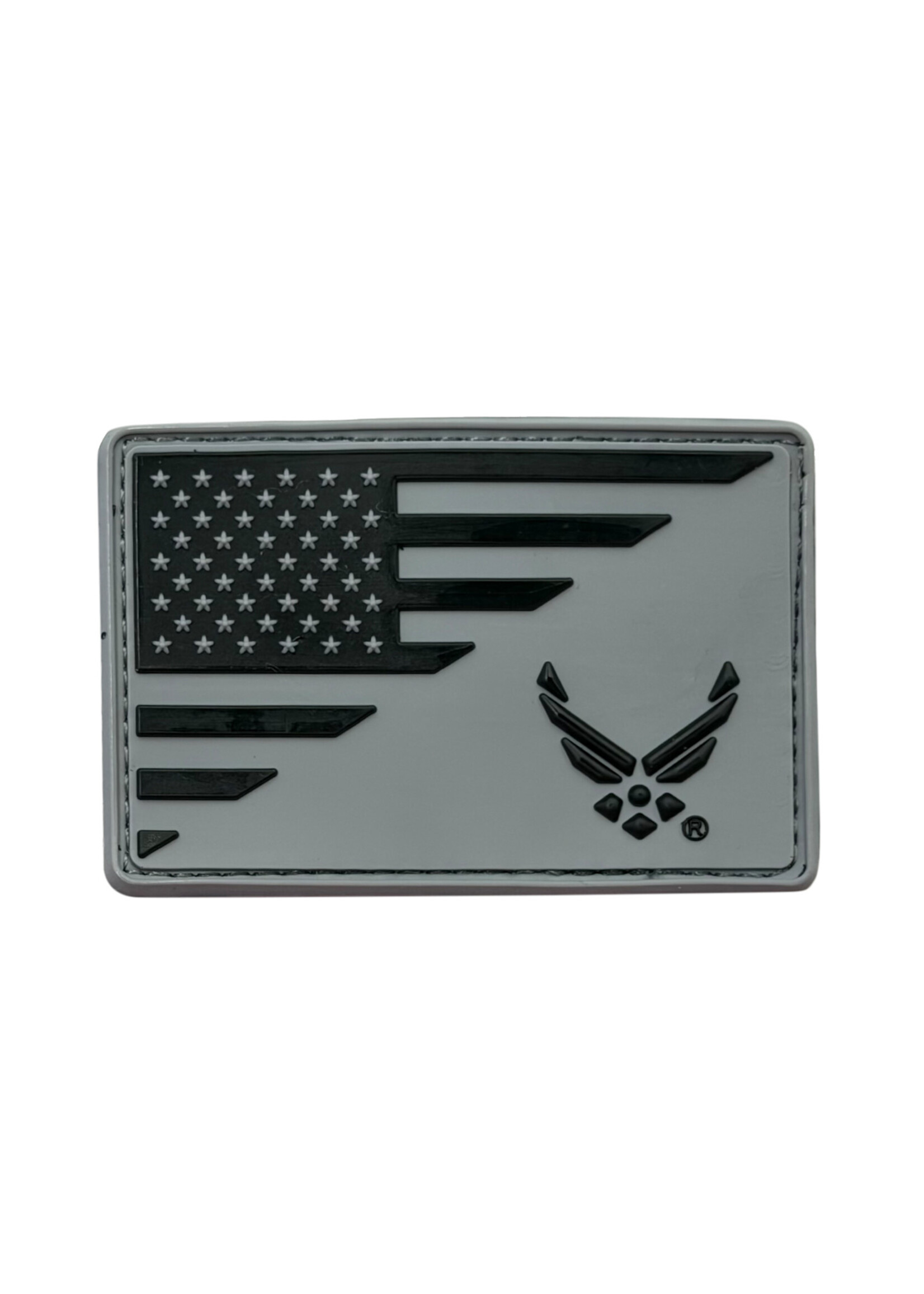 USA FLAG / USAF PVC Rubber Patch
