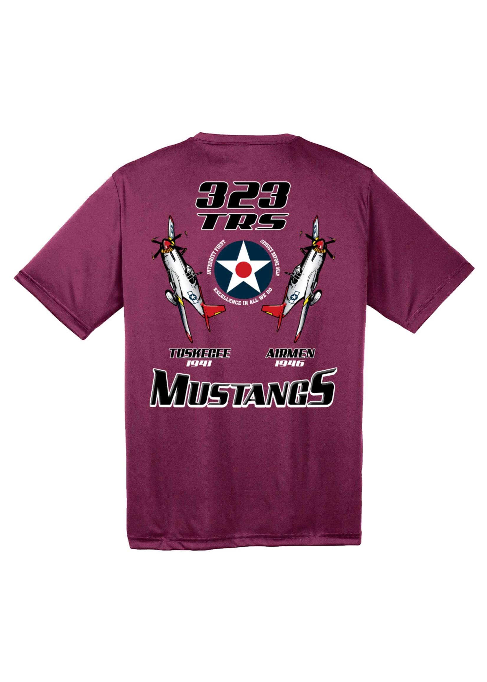 323rd Mustang Wicking Shirt