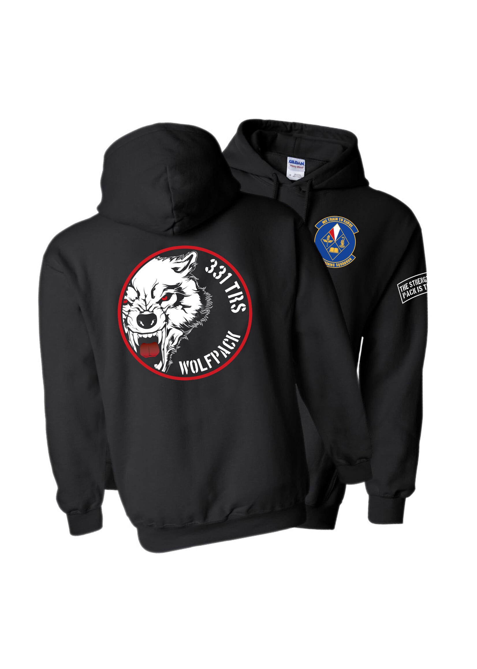 331st Wolfpack Cotton Hoodie