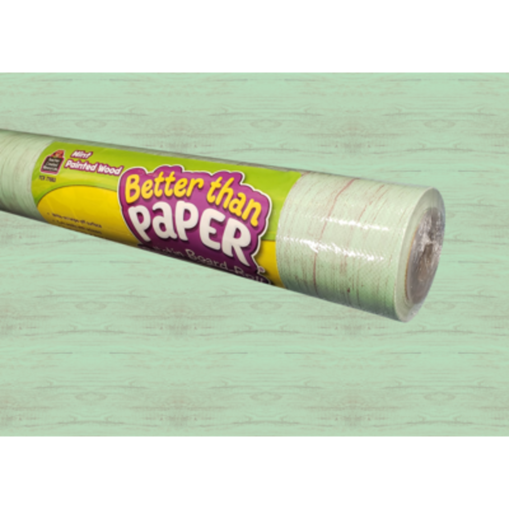 TEACHER CREATED RESOURCES Mint Painted Wood Better Than Paper Bulletin Board Roll