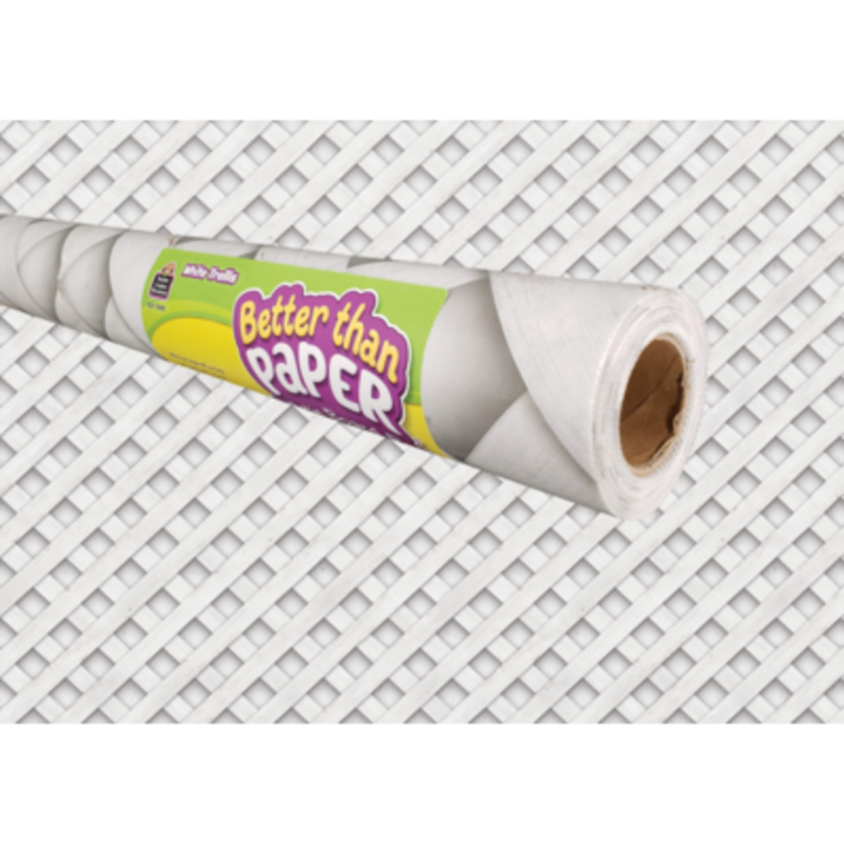 TEACHER CREATED RESOURCES White Trellis Better Than Paper Bulletin Board Roll