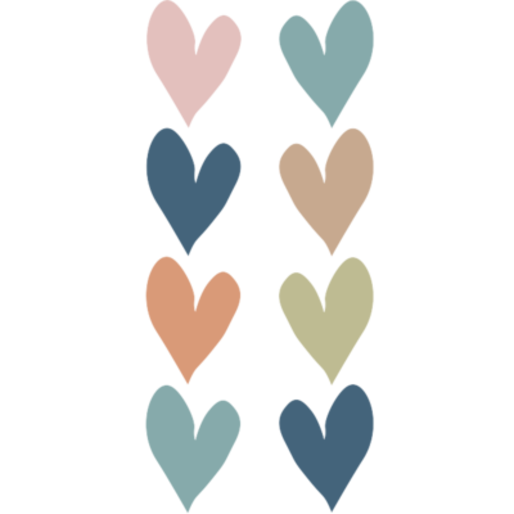 TEACHER CREATED RESOURCES Everyone is Welcome Hearts Mini Stickers