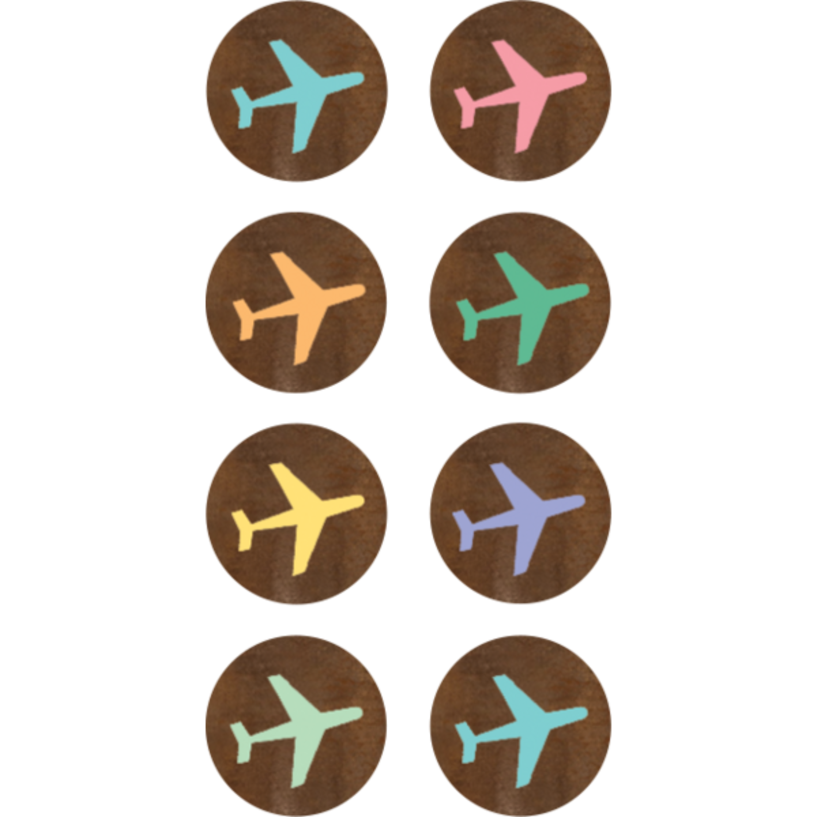 TEACHER CREATED RESOURCES Travel the Map Airplanes Mini Stickers