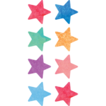 TEACHER CREATED RESOURCES Watercolor Stars Mini Stickers